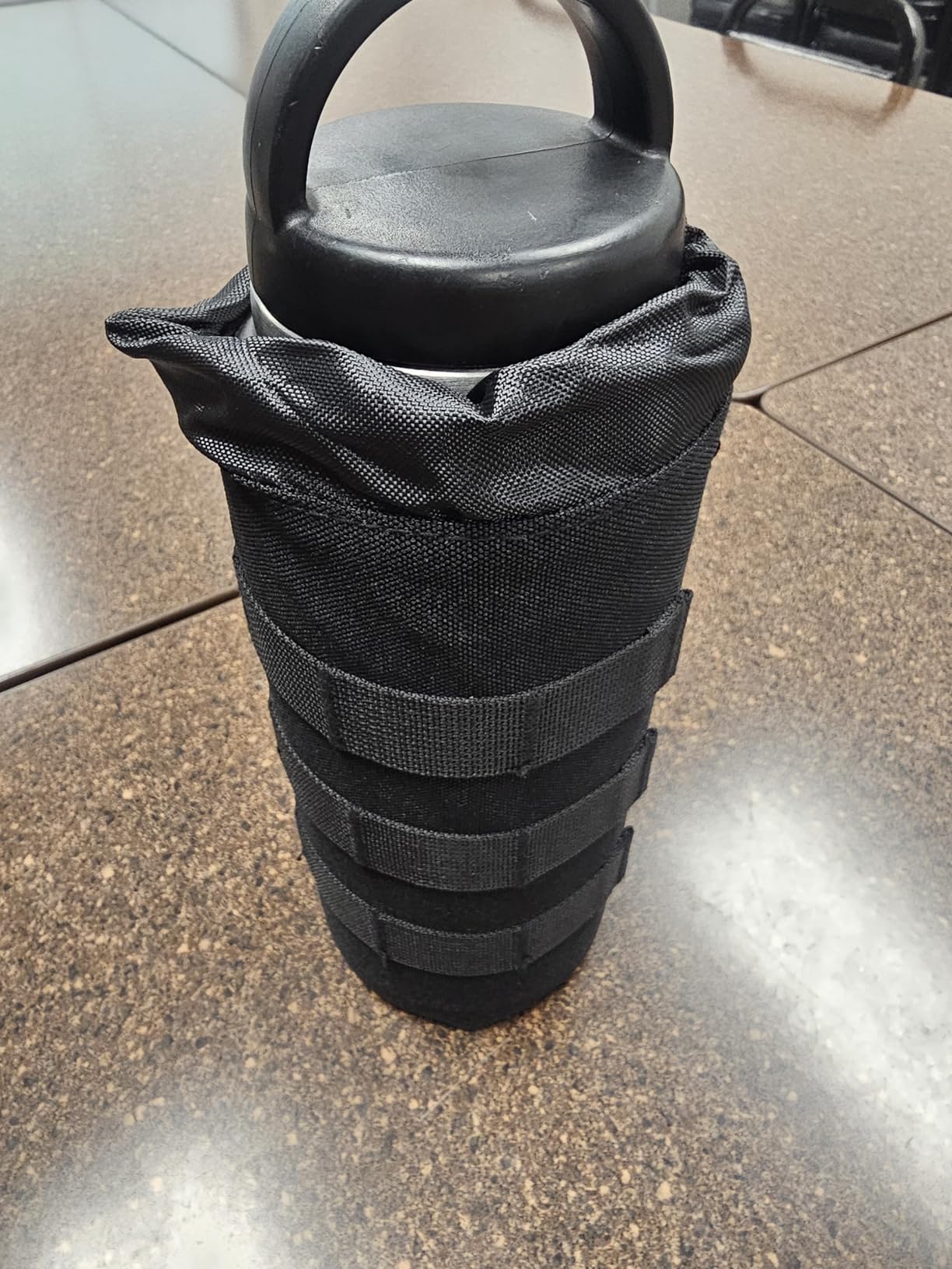 Upgraded Sports Water Bottles Pouch Bag, Tactical Drawstring Molle Water Bottle Holder Tactical Pouches, Travel Mesh Water Bottle Bag Tactical Hydration Carrier customer photo 2