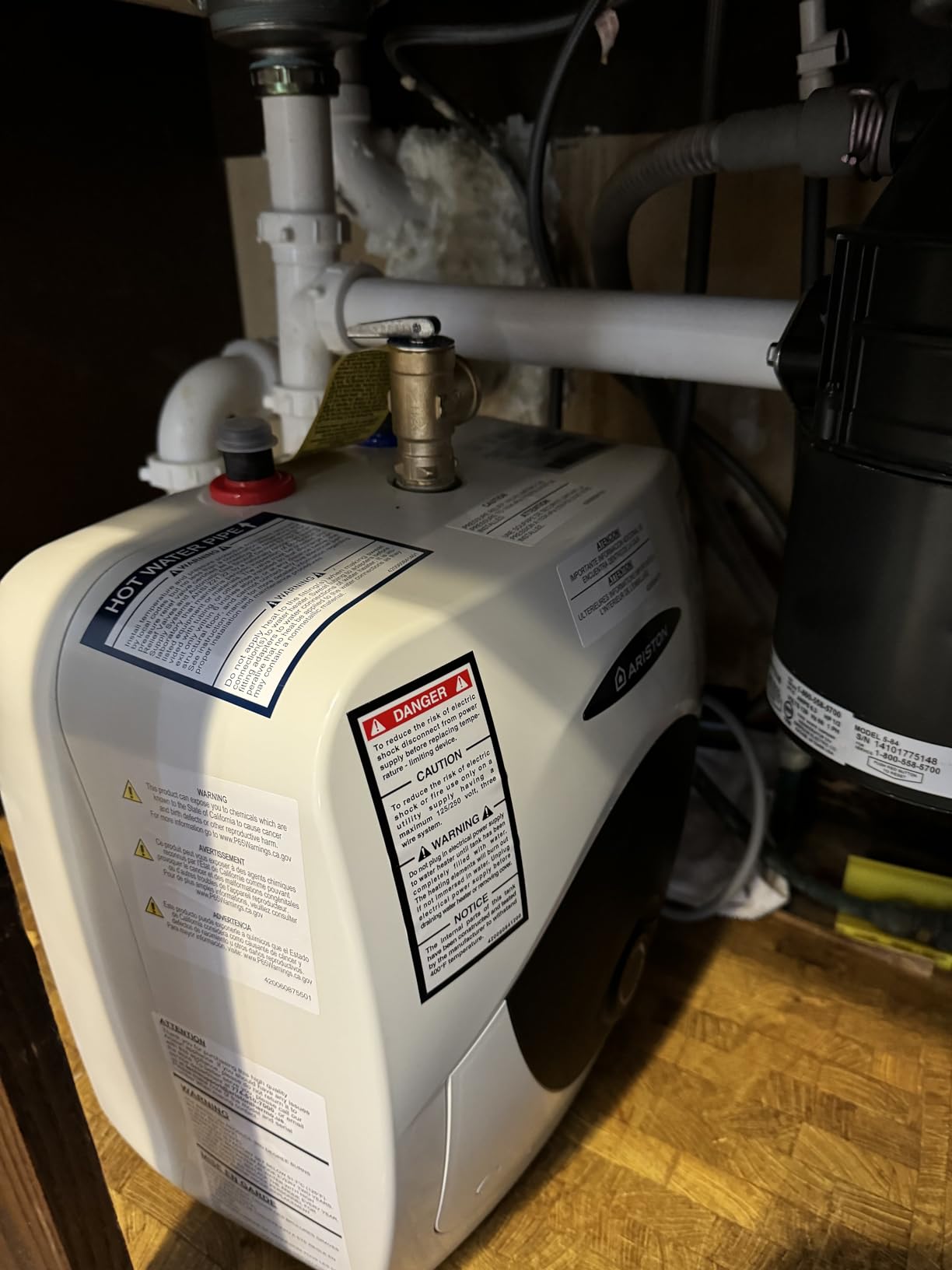 2.5 Gallon Capacity, 120-Volt - Ariston Andris Mini Tank Electric Water Heater - Heating Solution for Under Sink, RV, and Compact Spaces, Smart Boost for Versatile Heating, Simple Installation customer photo 1