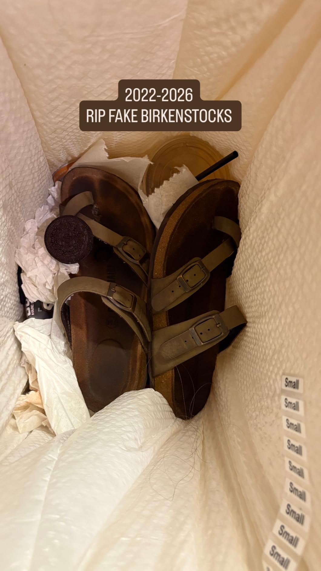 CUSHIONAIRE Luna Cork Footbed Sandals for Women with Crossover Straps customer photo 1