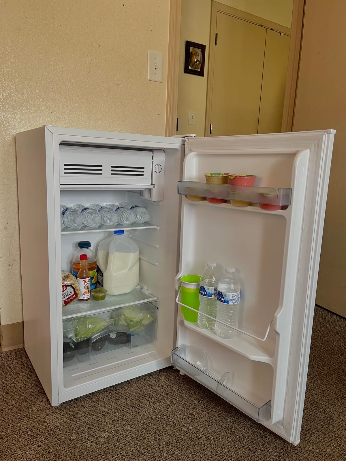 Danby DCR033B1WM 3.3 Cu.Ft. Compact Refrigerator, Mini Fridge with Chiller for Bar, Living Room, Den, Basement, Kitchen, or Dorm, White customer photo 1