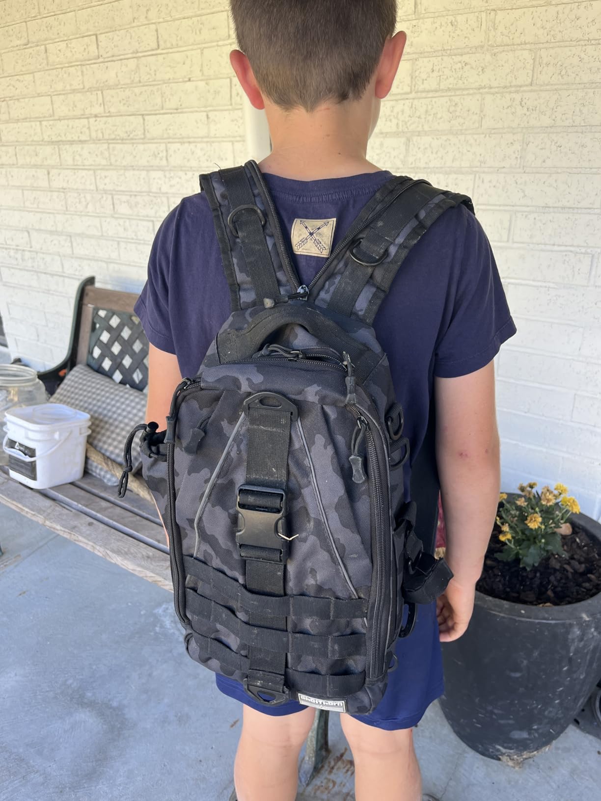 Ghosthorn Fishing Backpack with Rod Holder, Tackle Storage Bag Lightweight customer photo 1