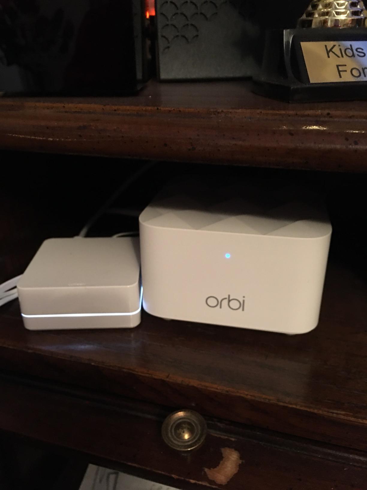 NETGEAR Orbi Whole Home Mesh WiFi System (RBK13) – Router Replacement Covers up to 4,500 sq. ft. with 1 Router & 2 Satellites customer photo 2