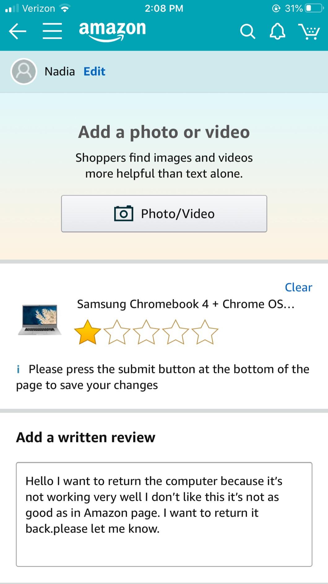 Samsung Chromebook 4 + Chrome OS 15.6