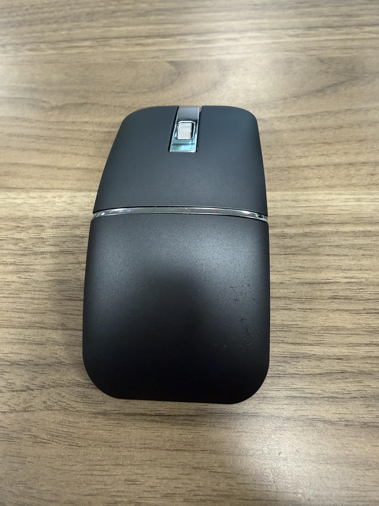 Bluetooth Wireless Arc Travel Mouse, Bluetooth 5.0/4.0 & 2.4G Tri-Mode, Rotating Foldable Ergonomic Mice, Type-C Rechargeable Multi-Device for Microsoft Laptop, PC, MacBook, Chromebook, Lenovo - Black customer photo 2