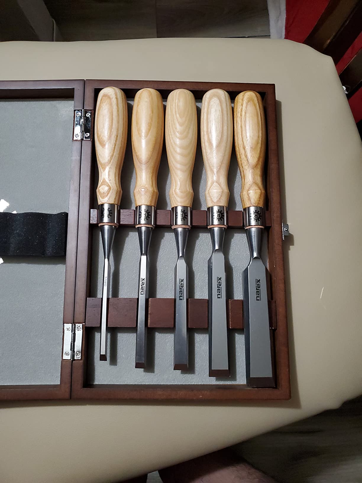 Narex Richter Bevel Edge Chisel Set of 5 customer photo 2
