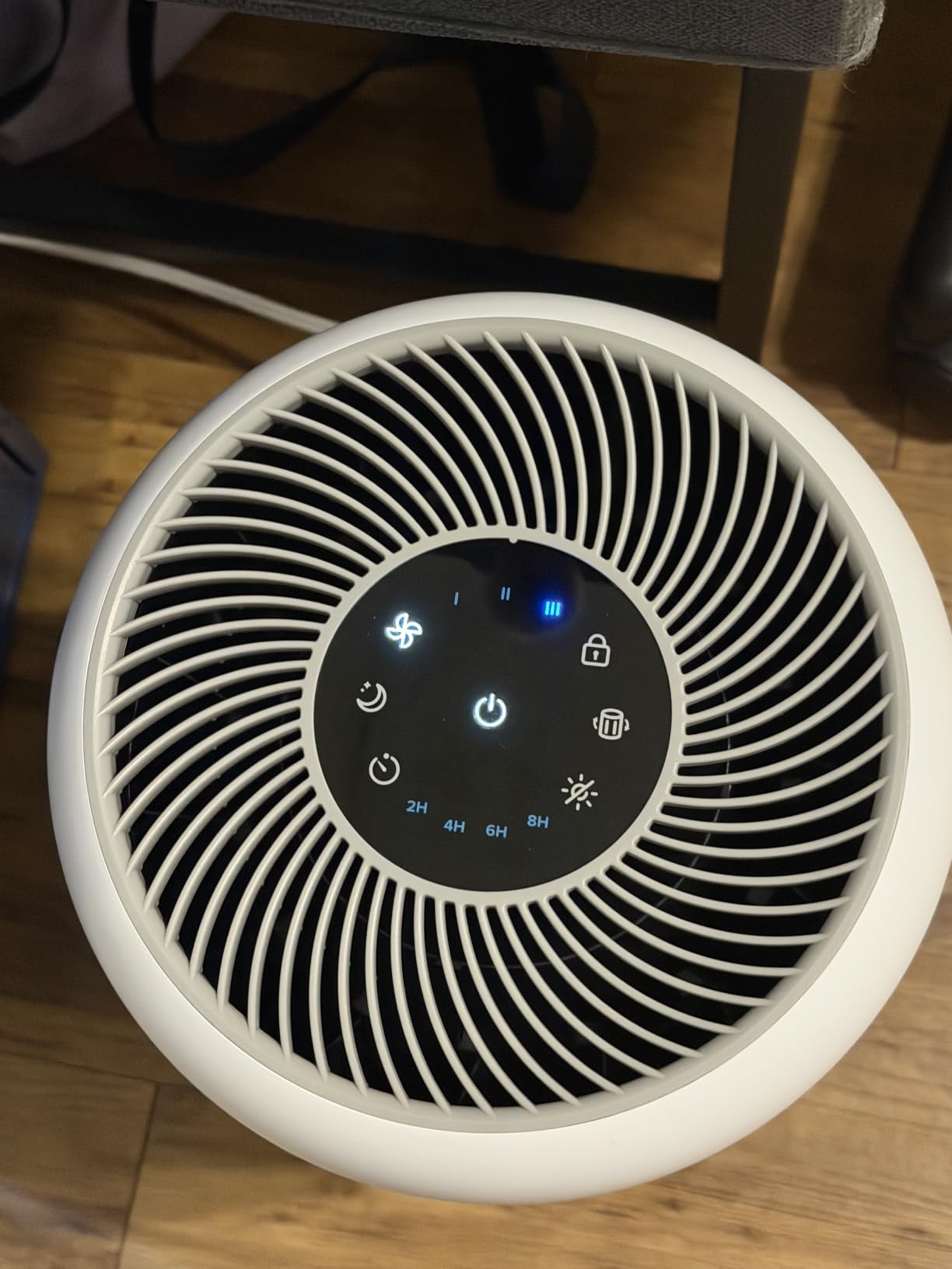 Levoit Air Purifier for Home Pets Hair Allergies in Bedroom Quiet Purifiers | Covers Up to 1073 ft², 3-in-1 Filter with HEPA Sleep Mode, Remove Dust Pollen Smoke Pet Odor, AHAM VERIFIDE, Core300-P, Black customer photo 2