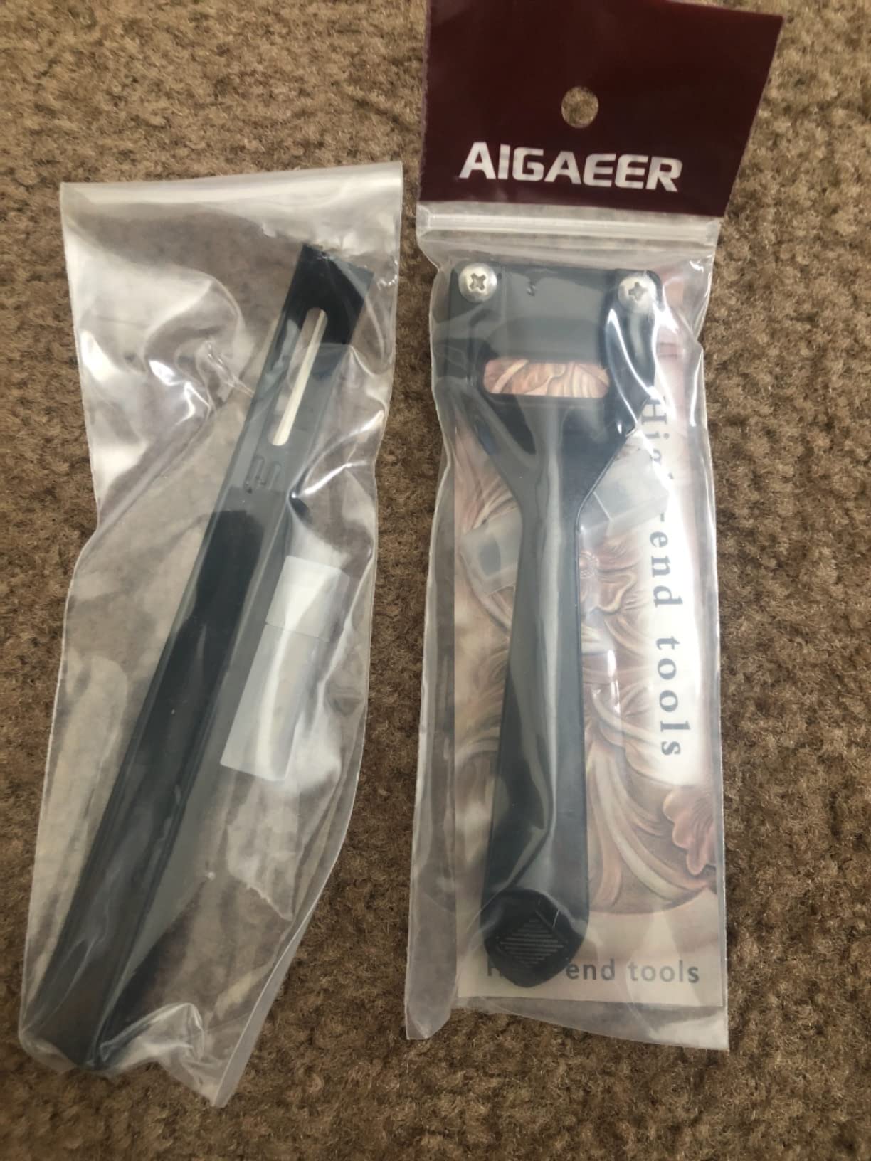 Mudder Leather Skiver Tool Metal Skiver Knife Safety Beveler Craft customer photo 2