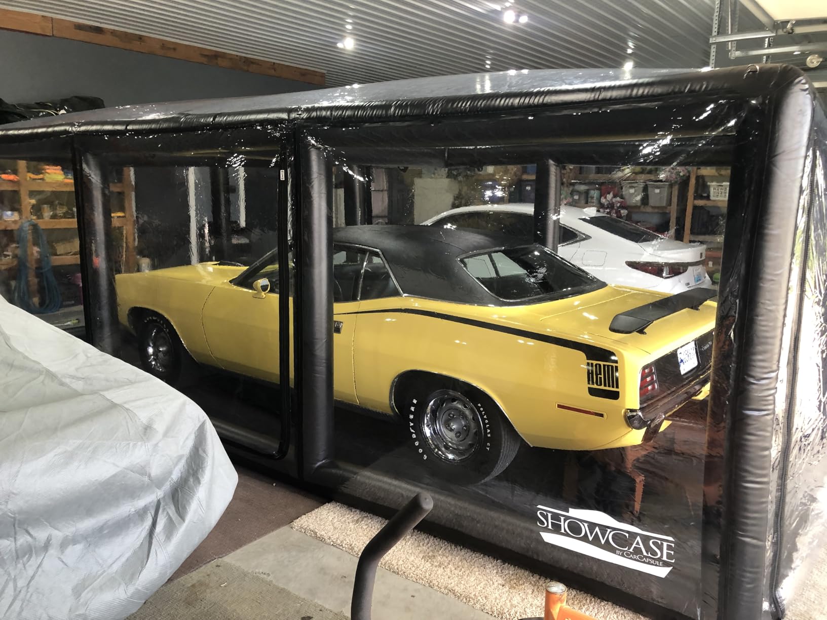 IN THE GARAGE Ultimate Car Shield, Black - 16' Indoor & Outdoor customer photo 2