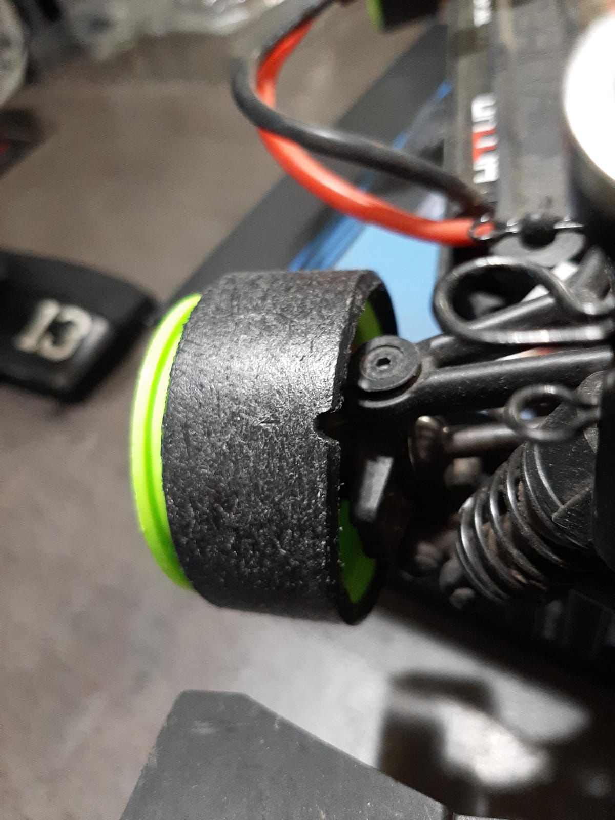 RC Plastic Wheel and Tire Set, 63mm Hard Tyres for 1/10 Drift Car HSP Tamiya HPI Kyosho On-Road Drifting Car (White) customer photo 1