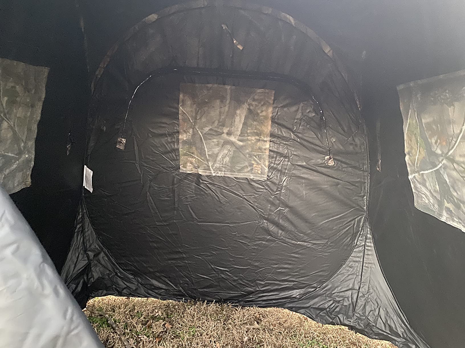 Guide Gear HuntRite Deluxe 4-Panel Spring Steel Hunting Blind; 2 Person Ground Tent for Deer and Turkey Season customer photo 1