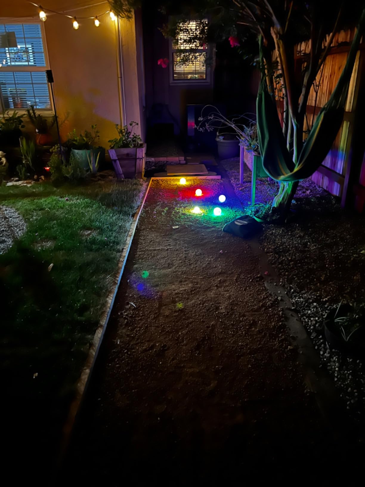 GoSports LED Bocce Ball Game Set - Includes 8 Light Up Bocce Balls, Pallino, Case and Measuring Rope - Choose 85 mm or 100 mm customer photo 1