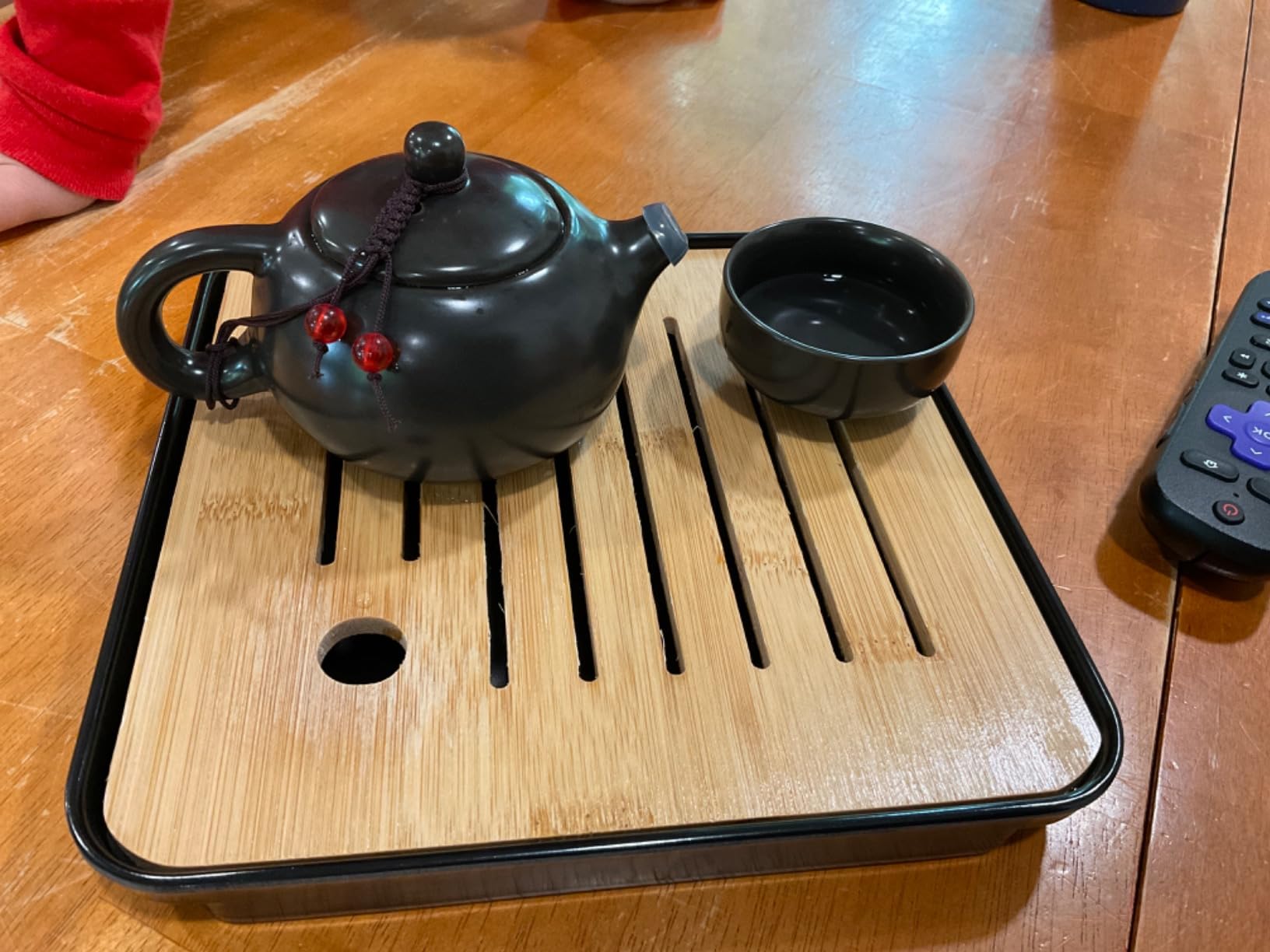 Chinese Tea Set, Gongfu Teaset, Travel Teapot Tea Set, Portable Tea Cup Set | All in One Bag for Outdoor Picnic Business Hotel, China Tea Set, Teapot with Tray Infuser, Porcelain Tea Set, Tea Pot Set customer photo 1