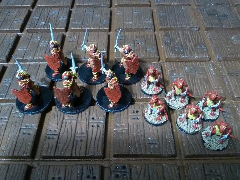 Mythical Heroes Mini Figure Set for RPGs - 93 Pcs in 16 Designs - Heroes and Monsters - Suitable Size for DND customer photo 2