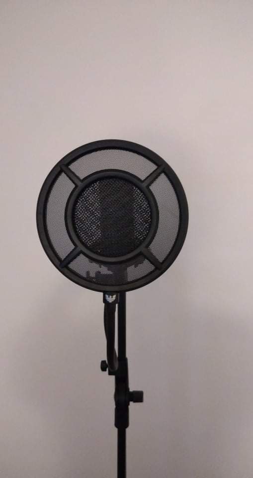 Mic Pop Filter, Professional Metallic Mic Pop Filter Mesh for Blue Yeti and Any Other Mic, ARISEN Dual Layered Microphone Pop Filter, Mic Filter with A Flexible 360° Gooseneck Clip Stabilizing Arm customer photo 1