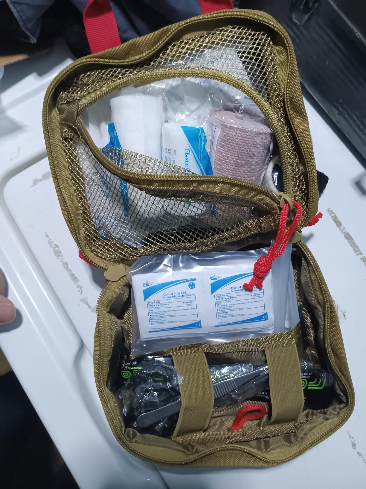 Everlit 180 Pieces Tactical First Aid Kit IFAK Molle EMT Pouch Outdoor Camping Emergency Kits for for Camping Boat Hunting Hiking Home Car Earthquake and Adventures customer photo 1