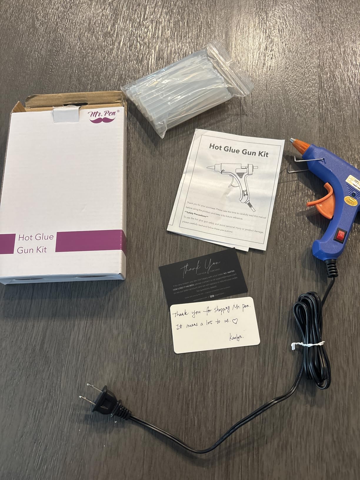 Mr. Pen Hot Glue Gun Kit - Glue Gun with 10 Glue Sticks, Mini Craft Glue Gun Set customer photo 2