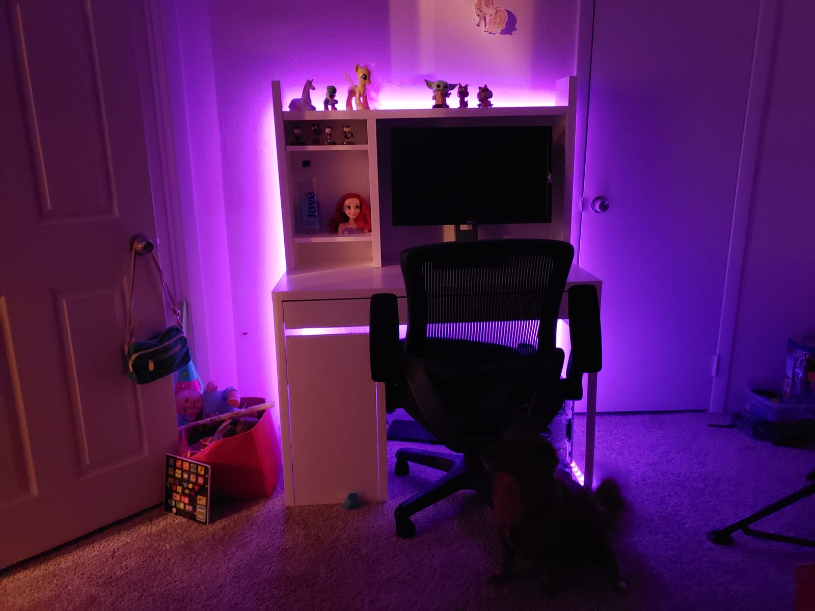 CHARKEE 50ft LED Lights USB-Powered, RGB Strip Lighting for Bedroom/TV Backlight/Gaming Lighting, Color Changing Bluetooth Led Lights with Smart App Control, Music Sync Sound Reaction customer photo 1