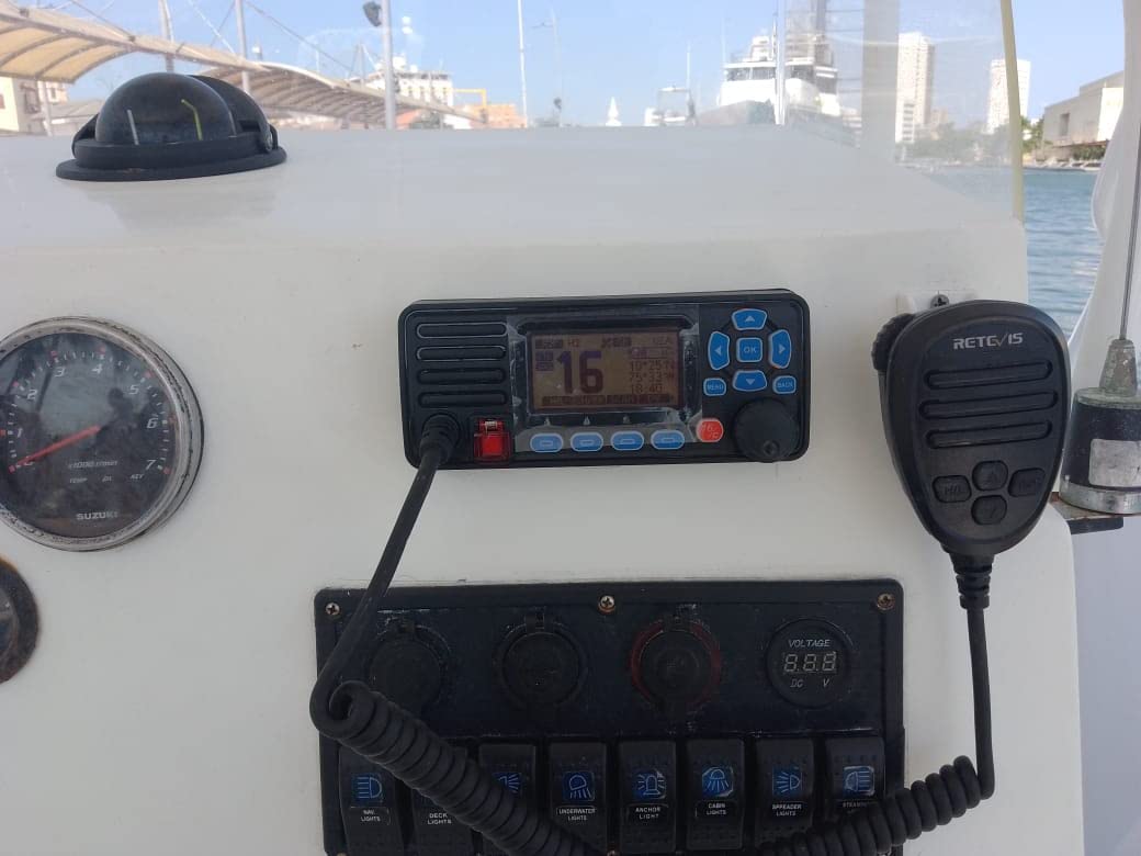 Retevis RA27 25W Fixed Mount Marine Radio, IP67 Built-in GPS DSC Compact customer photo 1