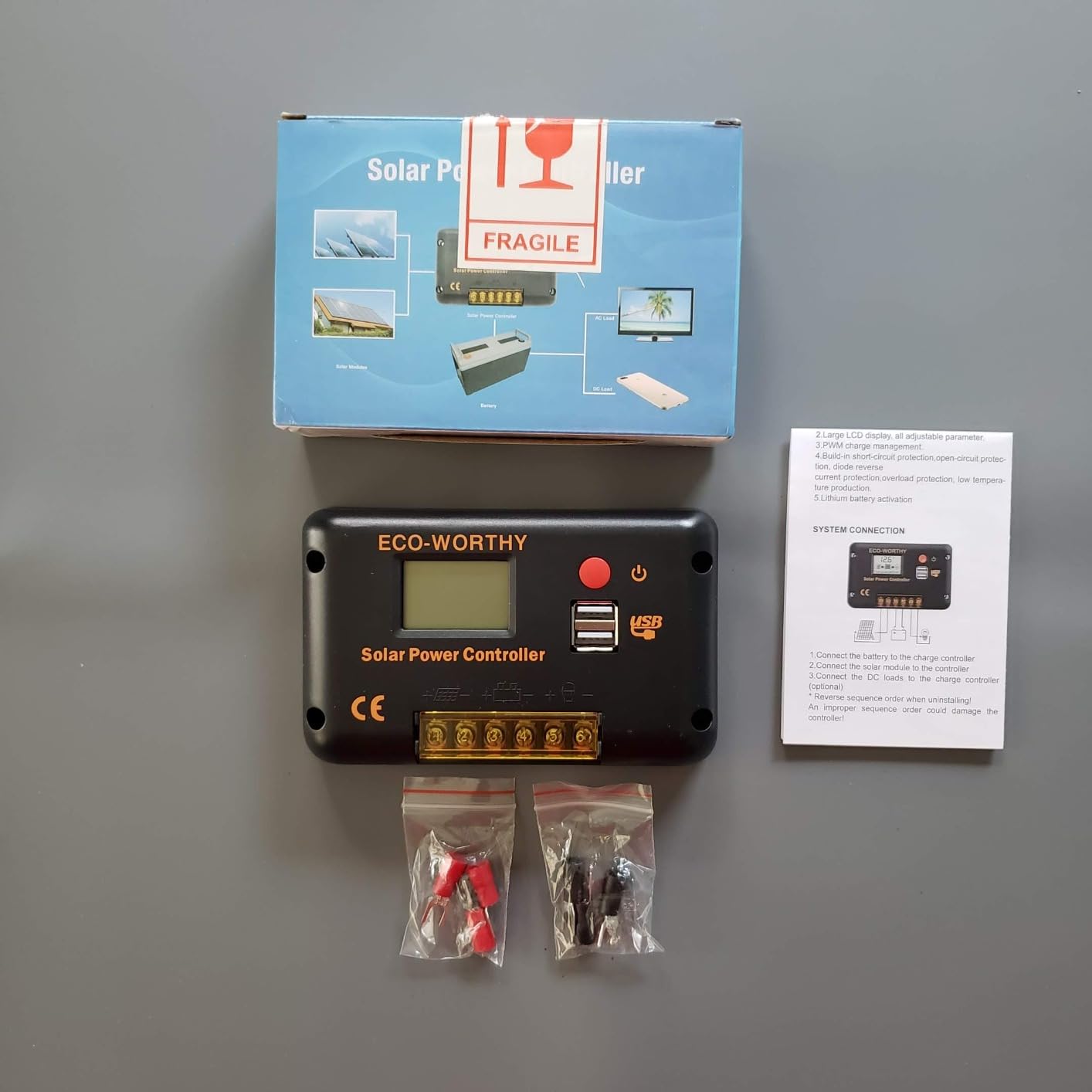 ECO-WORTHY 30A 12/24V PWM Solar Charge Controller with Bluetooth customer photo 2