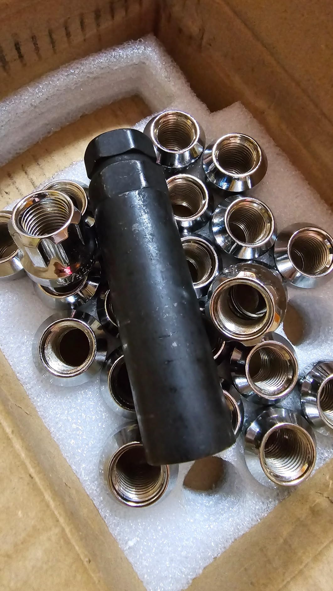 Wheel Accessories Parts 24 Pcs M14x1.50 14x1.50 Thread Open End Bulge Acorn 25mm 1.00