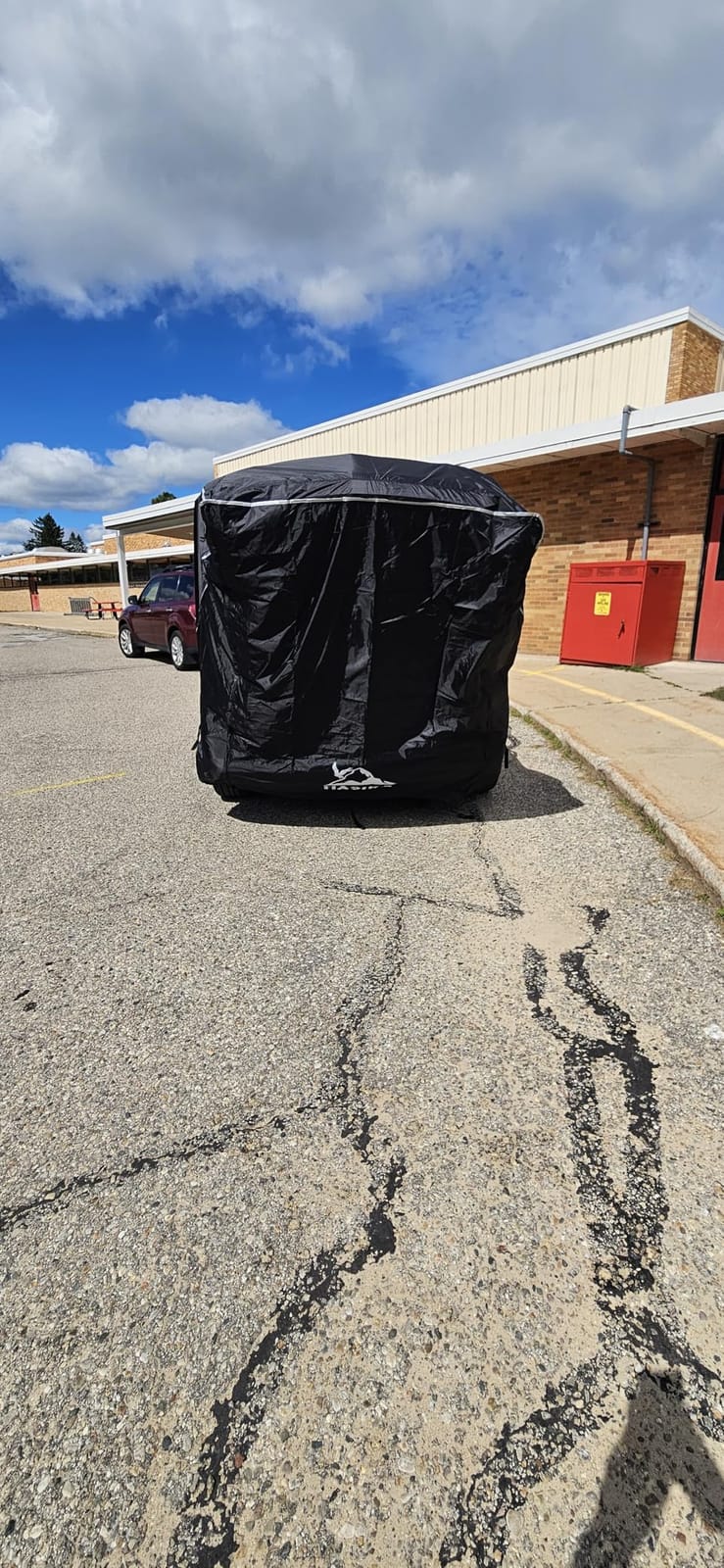 HASIKA SUV Tailgate Tent, 2-Person Car Camping Awning | 3000mm Waterproof & UPF 50+. Fits most SUV and Hatchback. 2-Min Setup Road Trip Essentials for Couples and Pets Black customer photo 1