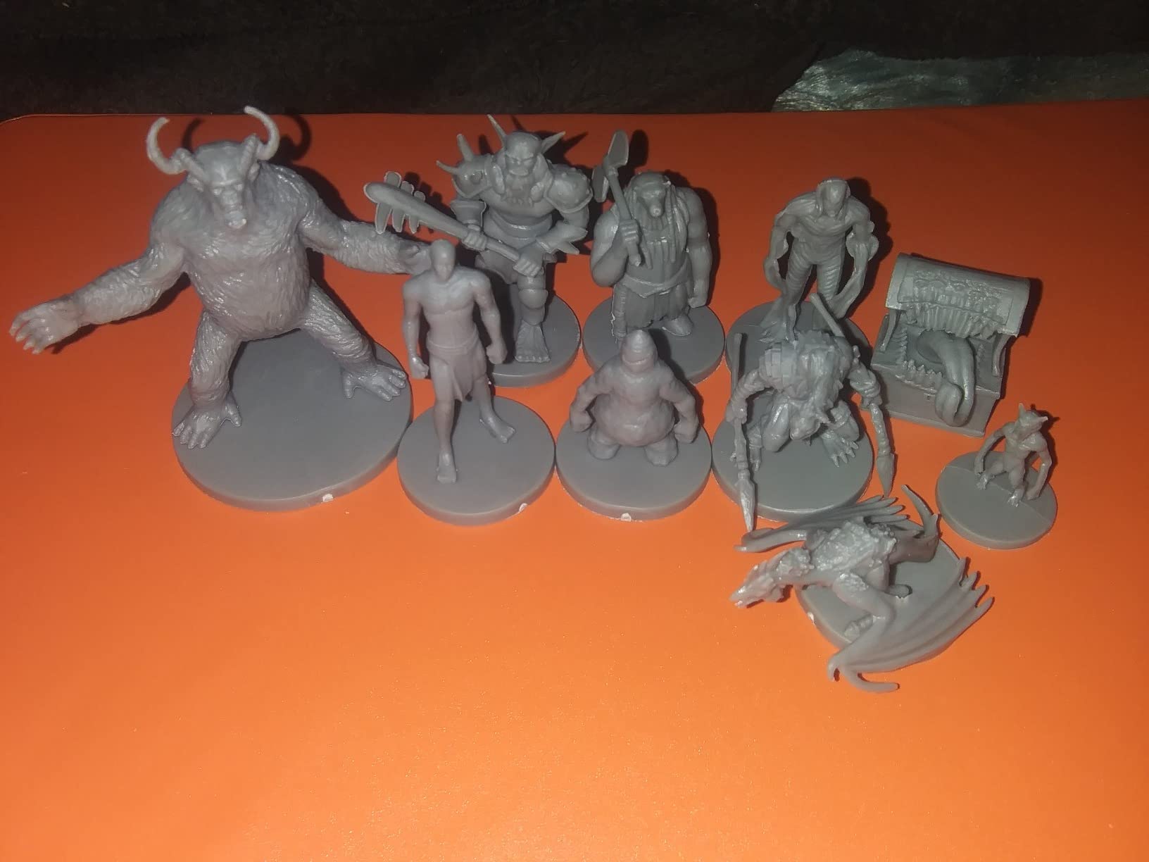 Path Gaming 40 Fantasy Tabletop Miniatures for Dungeons and Dragons . 28MM Scaled 10 Unique Designs, Bulk Unpainted customer photo 1