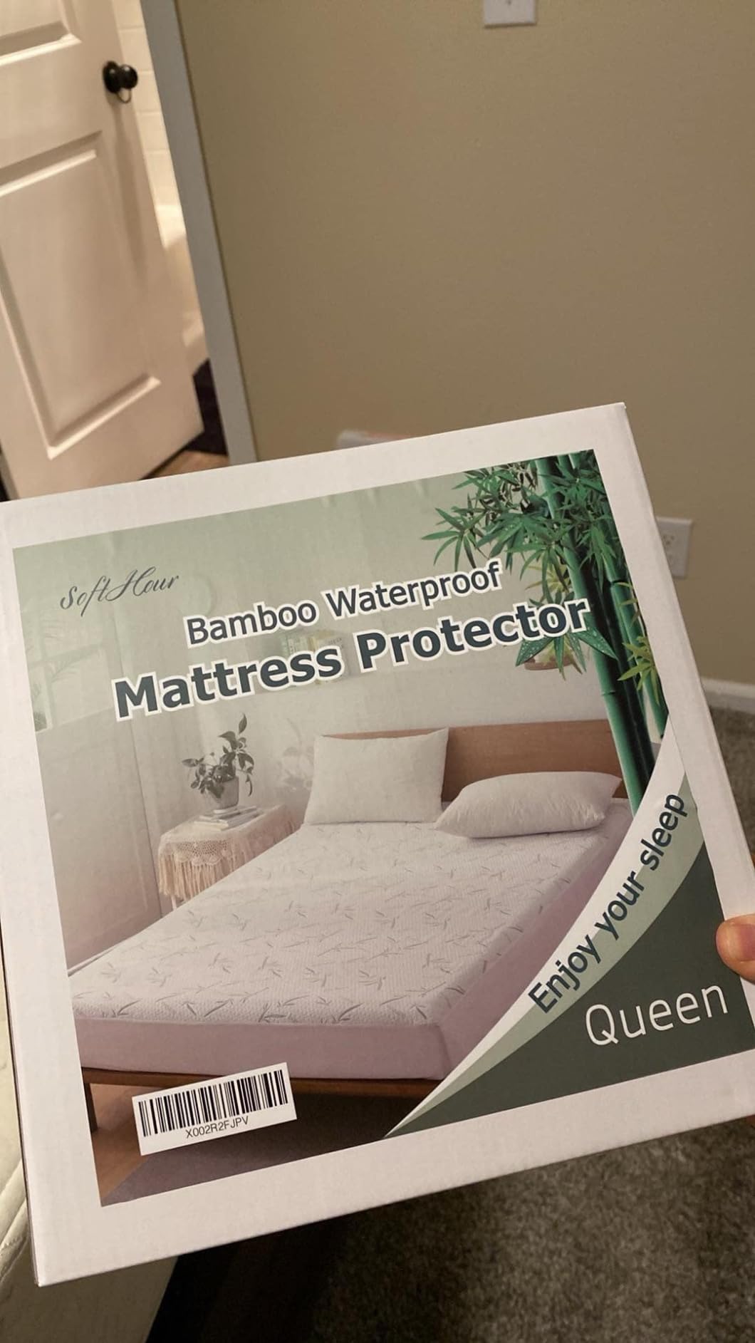 King Waterproof Mattress Protector, Rayon Made from Bamboo Mattress Pad Cover, Soft Breathable Cooling Mattress Pad Cover,Mattress Protector up to 21” Deep Pocket Tightly Fitted Mattress Protection customer photo 1
