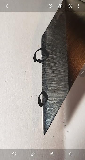 Leather Skiving Knife, Pointed Skiving Cutting Knife with Wooden Handle customer photo 1