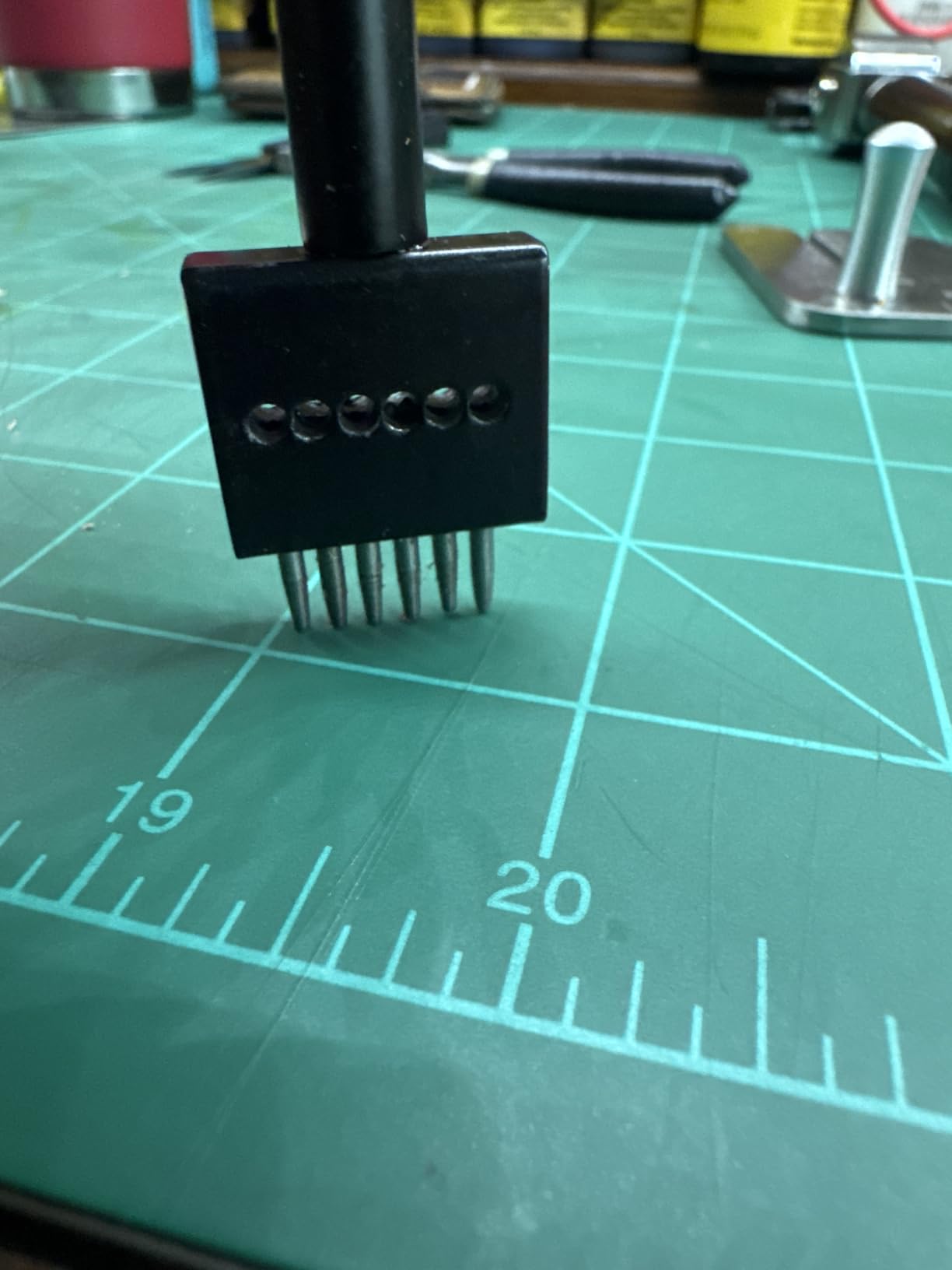 Leather Hole Punch, Black Hole Punch Tool 5mm Lacing Stitching Punch customer photo 1