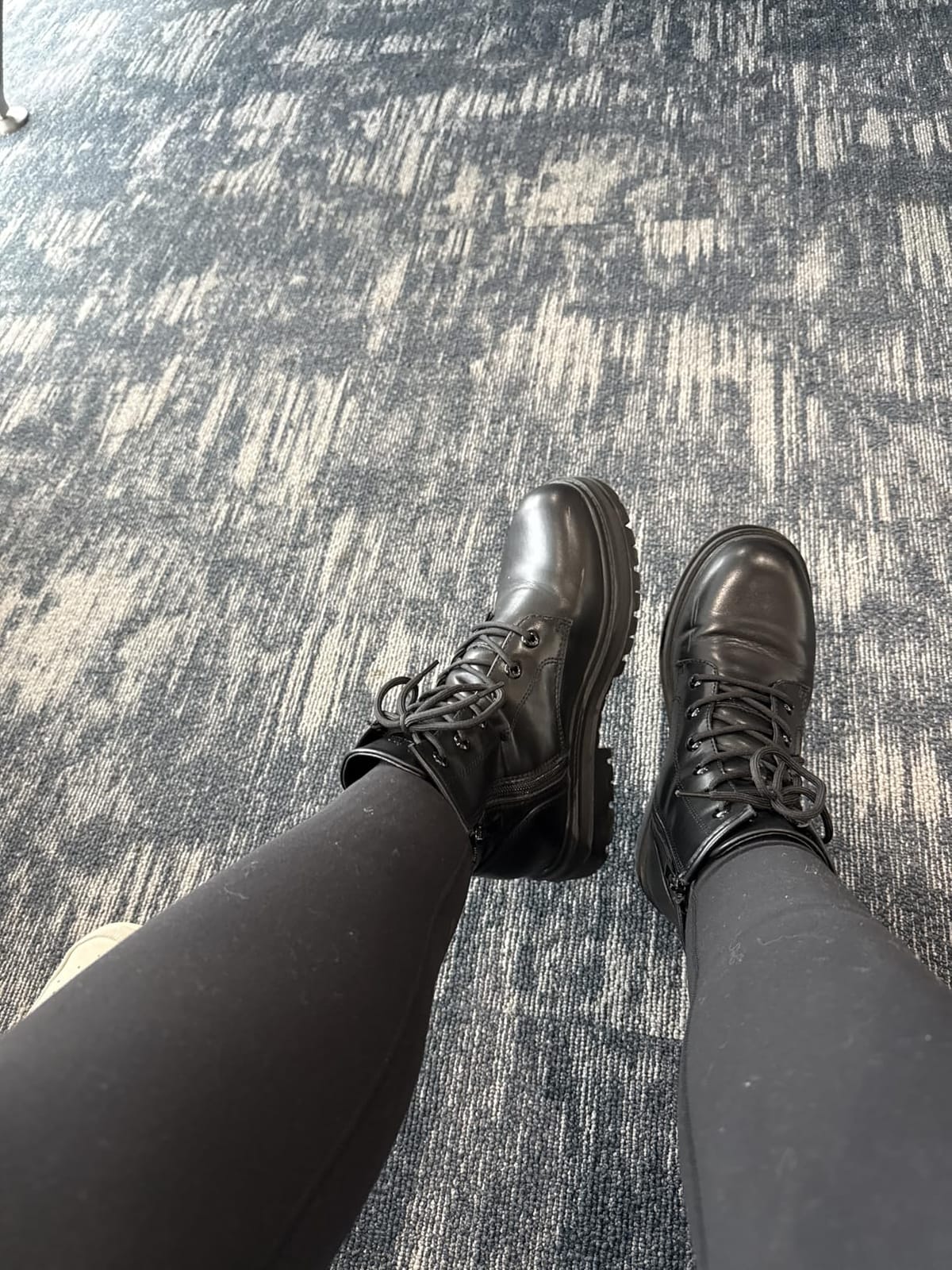 DREAM PAIRS Women's Combat Boots Lace-up Ankle Boots customer photo 2
