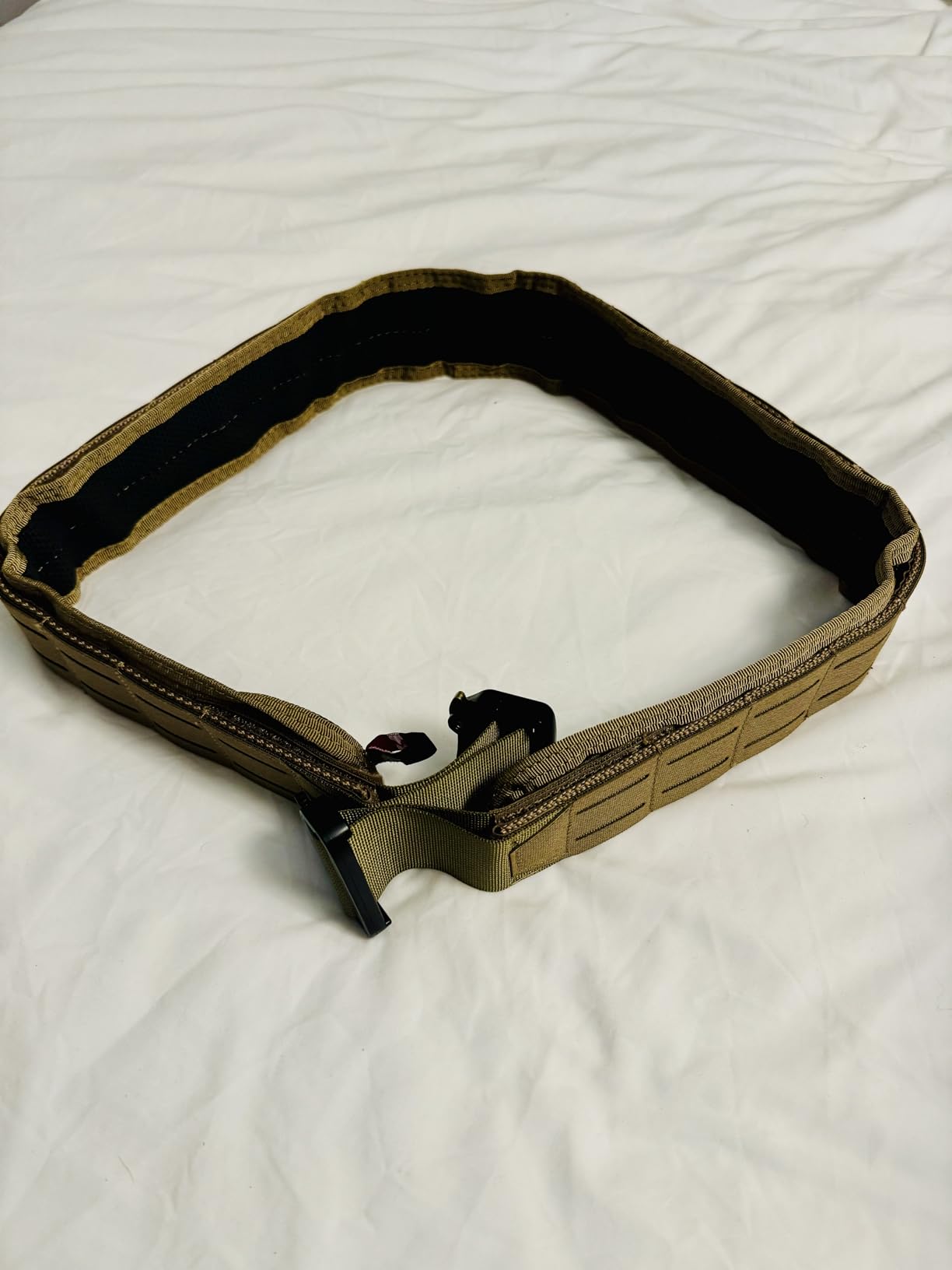 WOLF TACTICAL Molle Battle Belt – War Belt Battle Belts Tactical Gun Belt Duty Belt 2” Quick-Release Combat Belt customer photo 1