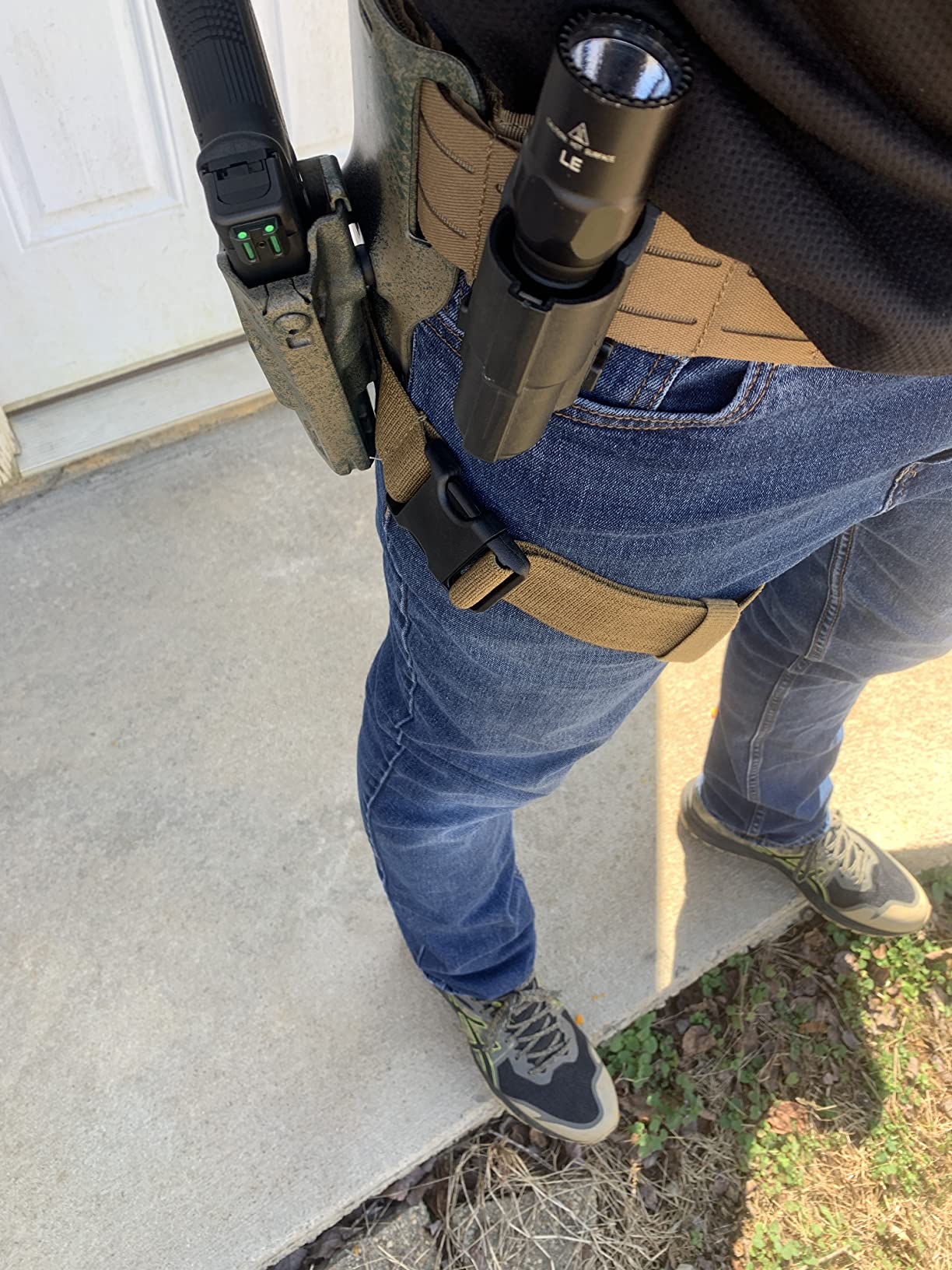 WOLF TACTICAL Molle Battle Belt – War Belt Battle Belts Tactical Gun Belt Duty Belt 2” Quick-Release Combat Belt customer photo 2