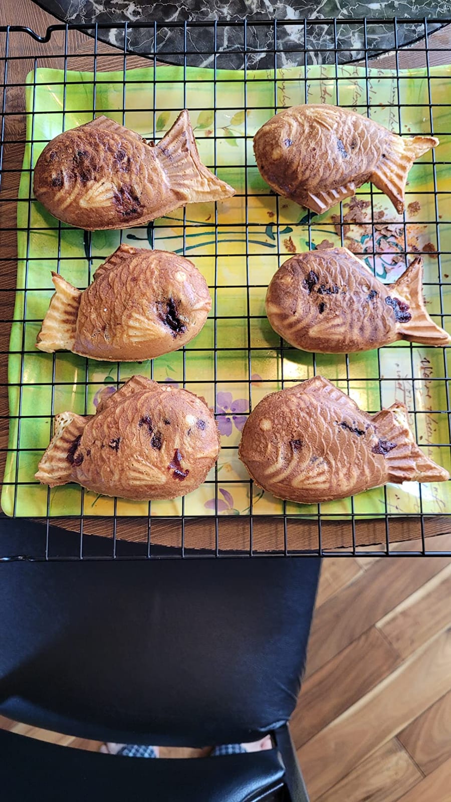 MAOPINER Taiyaki Fish Shape Cake Pan, Double Waffle Maker Mold for DIY | Fish Shaped Pancake Pan for Homemade Desserts customer photo 1