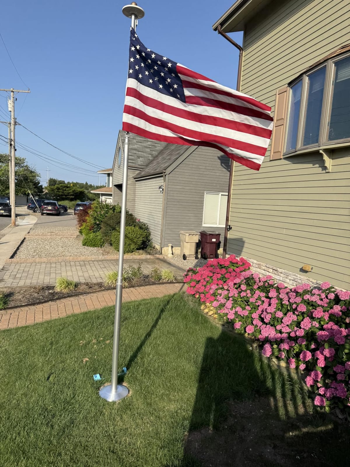 Service First Heavy Duty Telescoping Flagpole Kit (25 Foot, Silver) customer photo 1