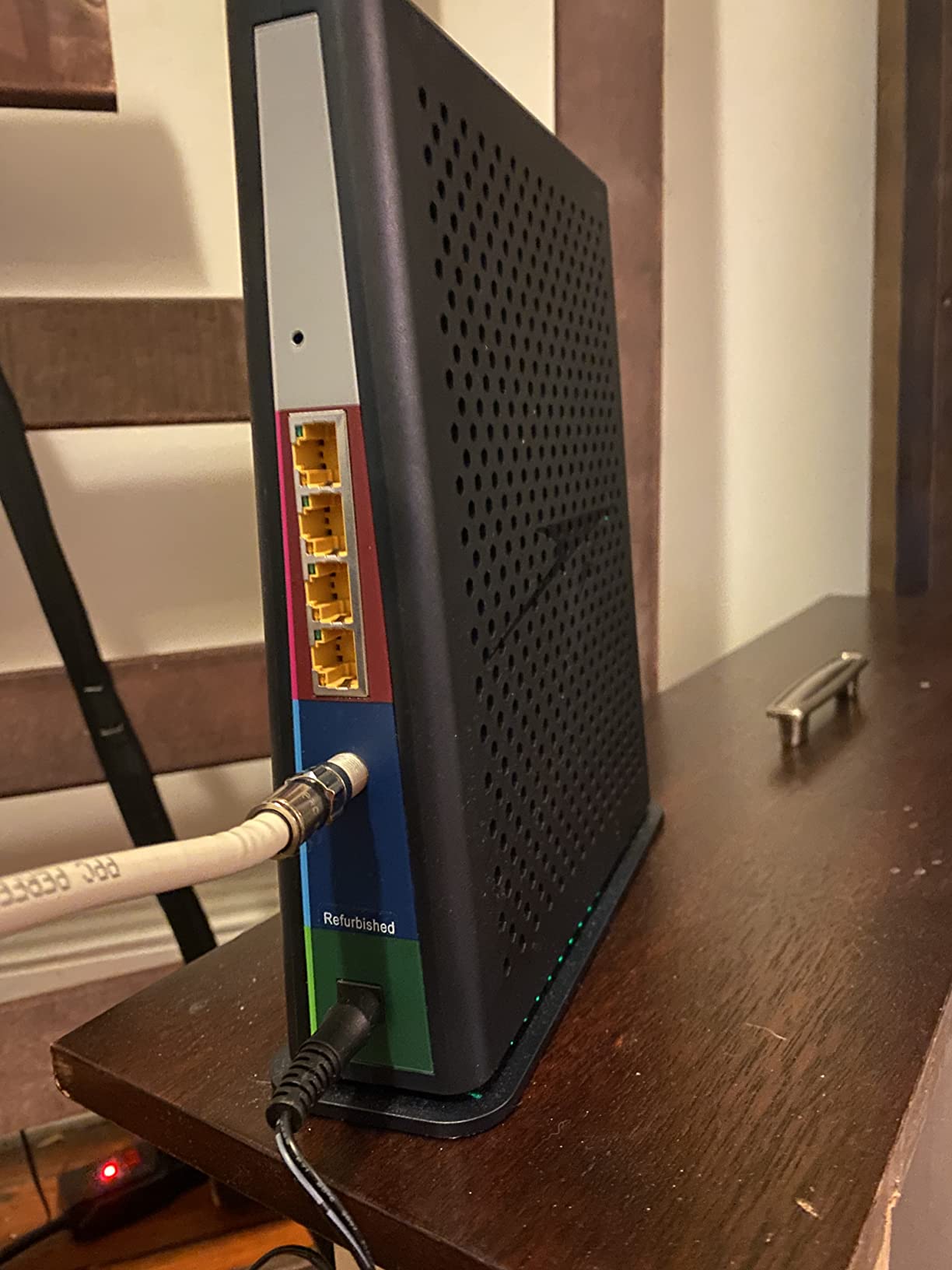Arris (SBG8300-RB) - Cable Modem Router Combo - Fast DOCSIS 3.1 Gigabit & AC2350 WiFi,Comcast Xfinity, Cox, Spectrum & More, 1 Gbps Max Internet Speeds, 4 OFDM Channels - Renewed customer photo 2