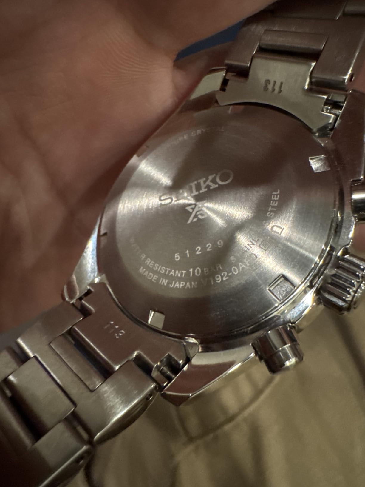 SEIKO SBDL085 [PROSPEX SPEEDTIMER Solar Chronograph] Mens Watch Shipped from Japan customer photo 1