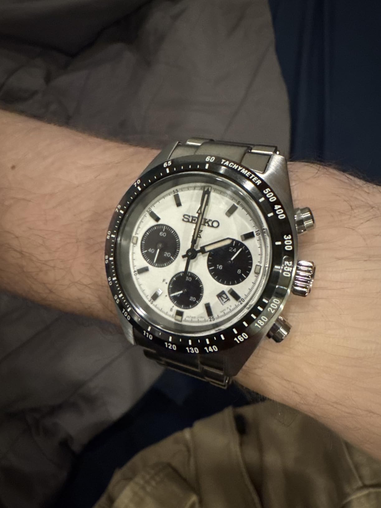 SEIKO SBDL085 [PROSPEX SPEEDTIMER Solar Chronograph] Mens Watch Shipped from Japan customer photo 2