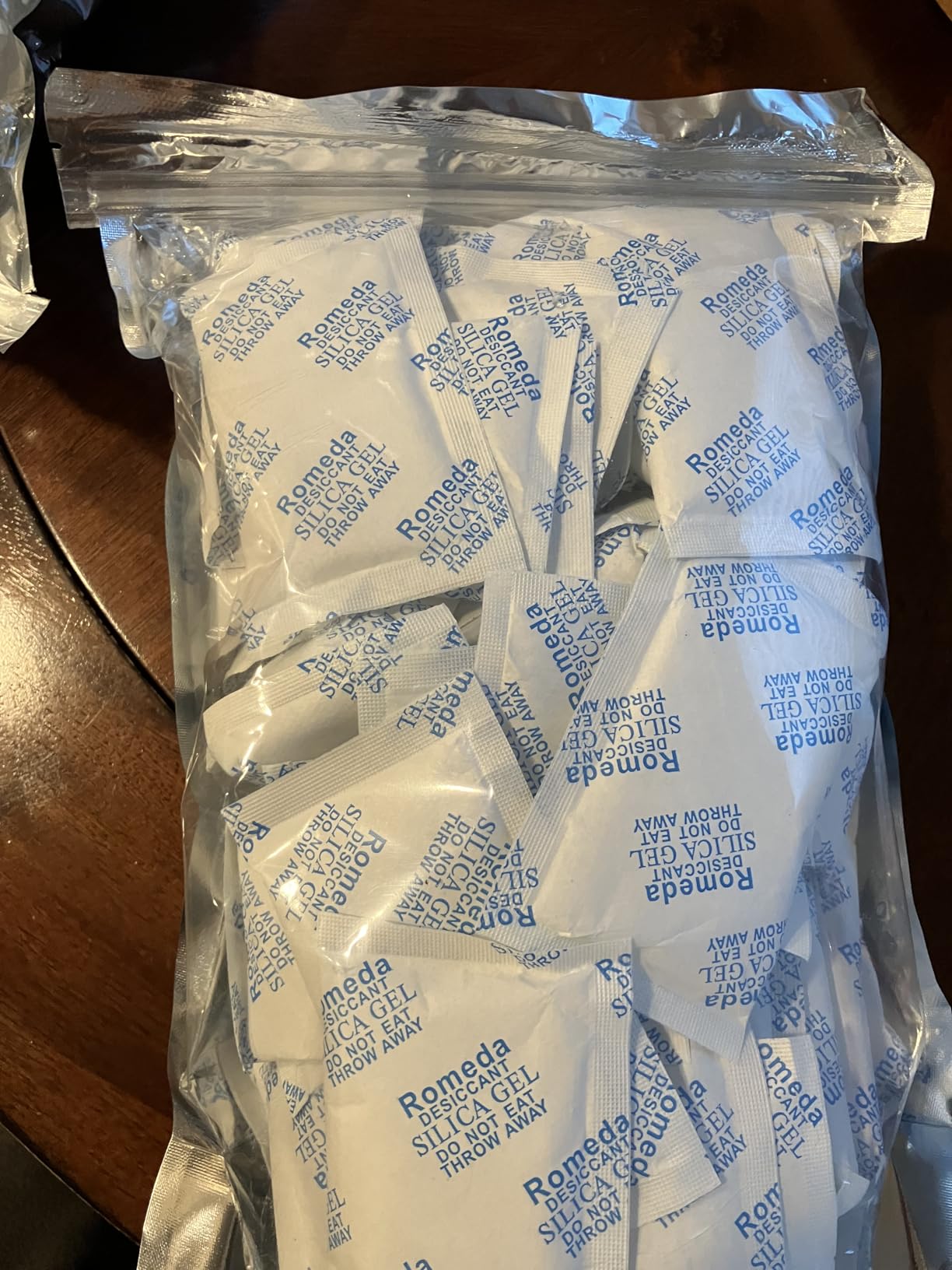 15 Pcs 20 Gram Silica Gel Packs, Transparent Desiccant, Desiccant Packets for Storage, Moisture Packs for Spices Jewelry Shoes Boxes Electronics Storage customer photo 1