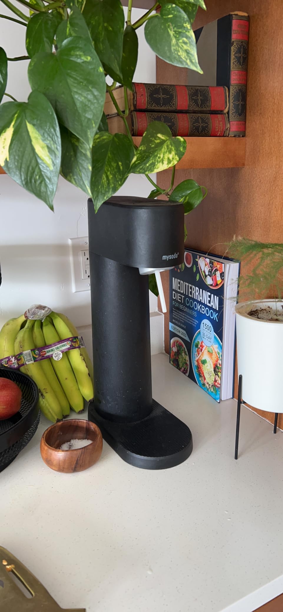 Mysoda Woody Sparkling Water Maker with 1L Bottle - Premium Quality - Black customer photo 2