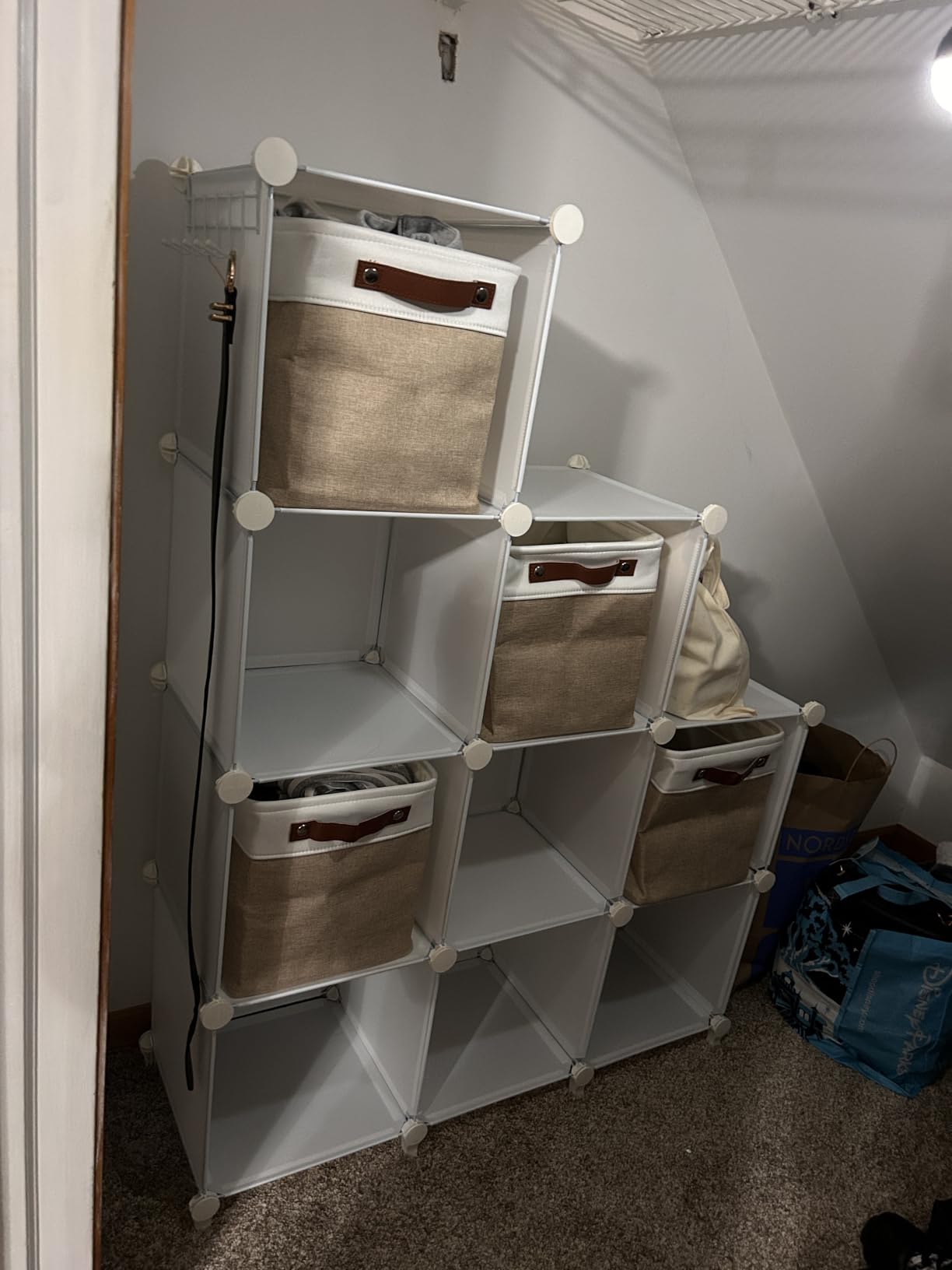 HOMIDEC Closet Organizers and Storage, 16 Cube Storage Organizer, White customer photo 1