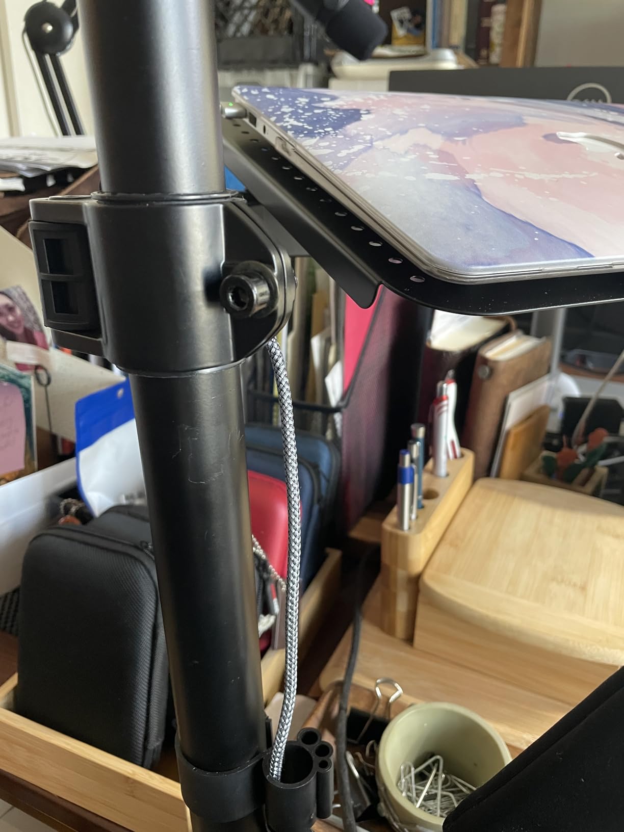 WALI Dual Monitor and Laptop Stand for 17