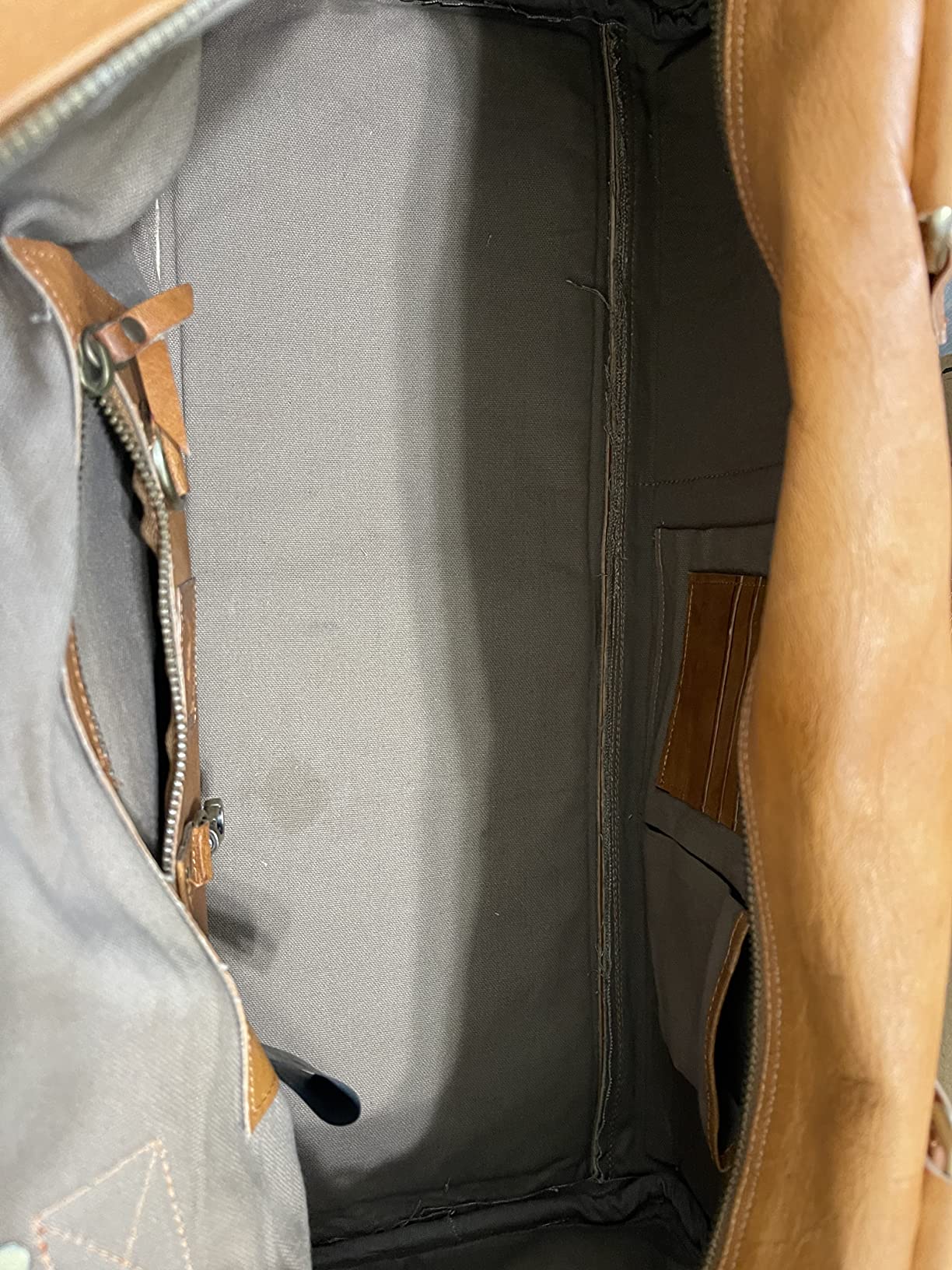 Berliner Bags Vintage Genuine Leather Duffle Bags For Men Olso- Brown customer photo 2