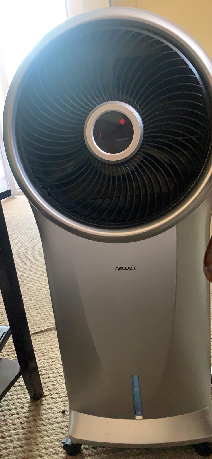 Newair Evaporative Air Cooler | AC Portable Air Conditioner Alternative with 1,600 CFM Airflow | Room Cooling Fan for Bedroom, Garage & Indoor Use | White customer photo 2