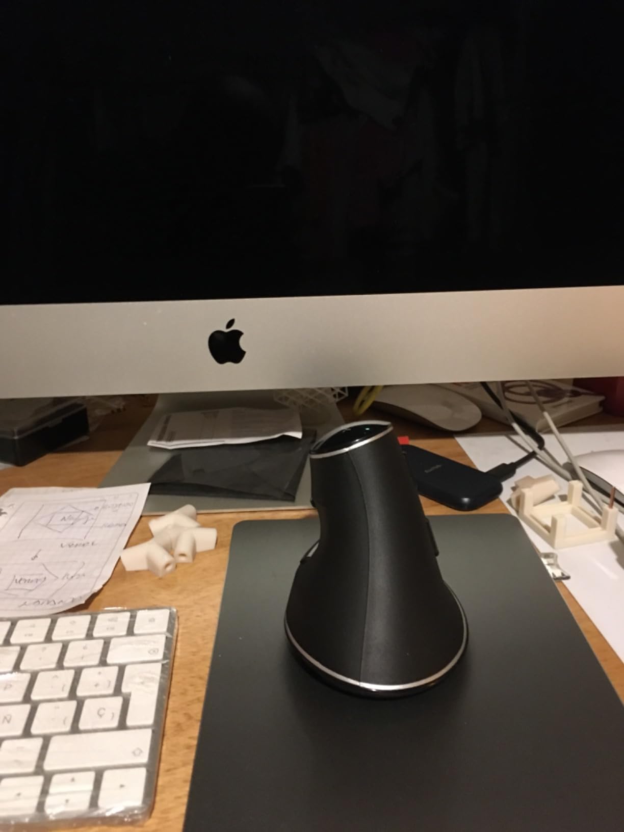 DELUX Wireless Ergonomic Vertical Mouse,Ergo Mouse for Large Hands (M618PD) customer photo 1