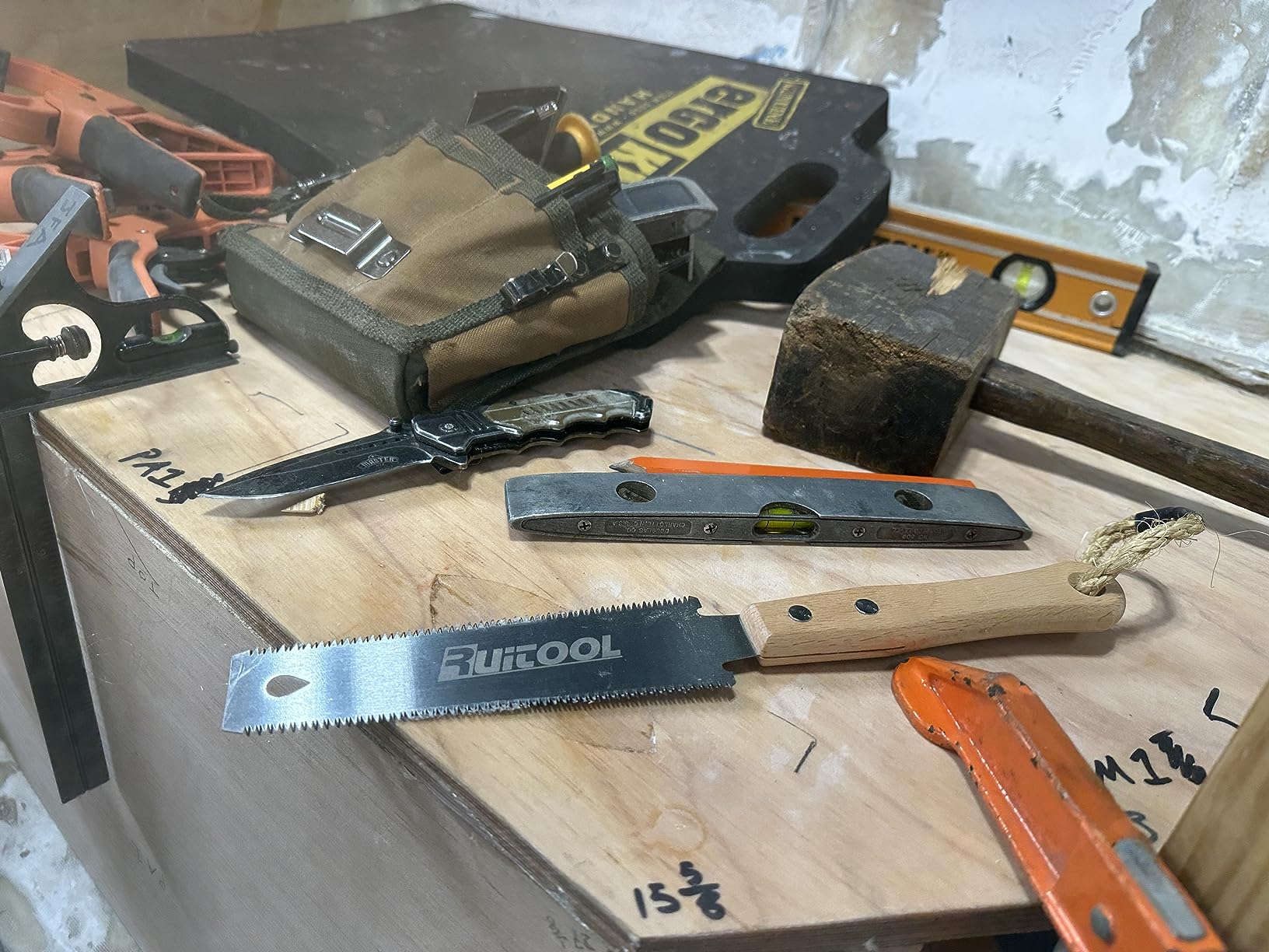 RUITOOL Japanese Hand Saw 6 Inch Double Edge Ryoba Pull Saw for Flush Cuts customer photo 1