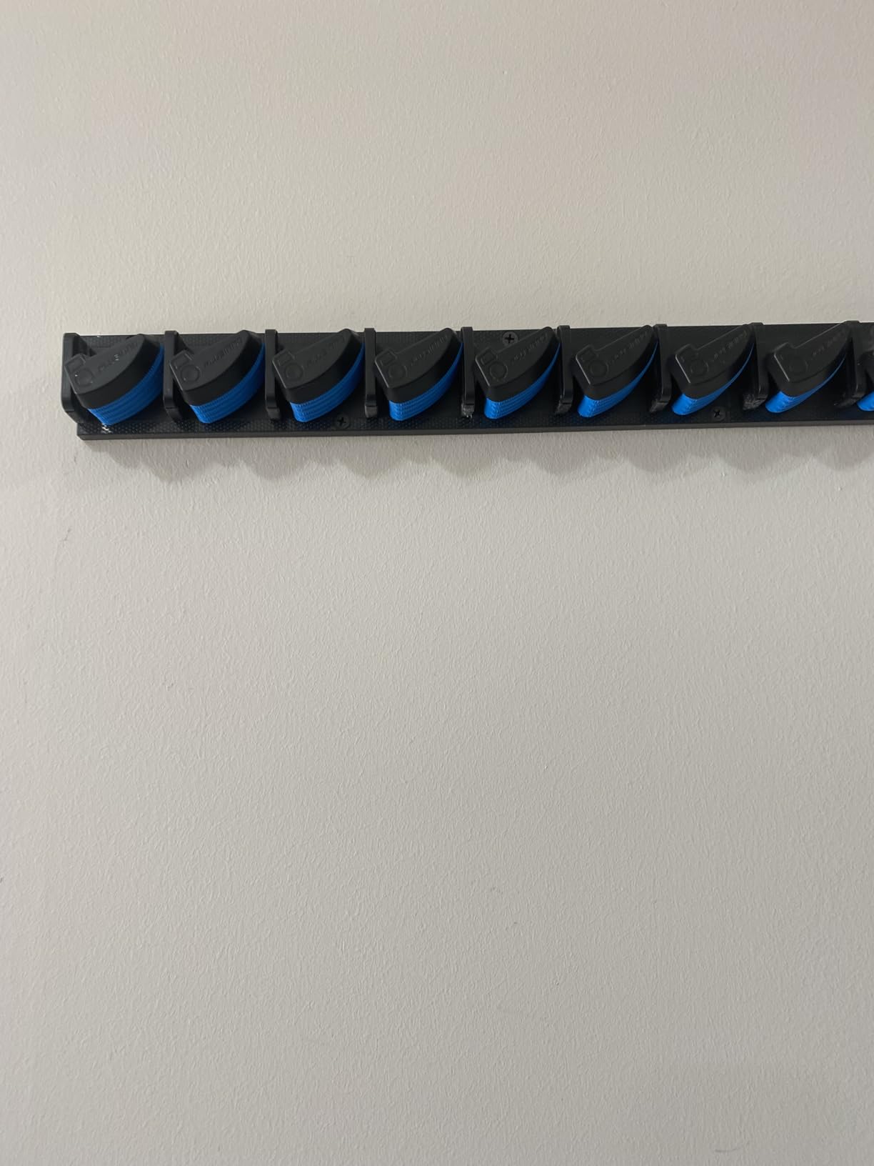 PLUSINNO V9 Vertical Fishing Rod Holder, Wall Mounted Fishing Rod Rack, Fishing Pole Holder Holds Up to 9 Rods or Combos, Fishing Rod Holders for Garage, Fishing Gear and Fishing Gifts for Men customer photo 1