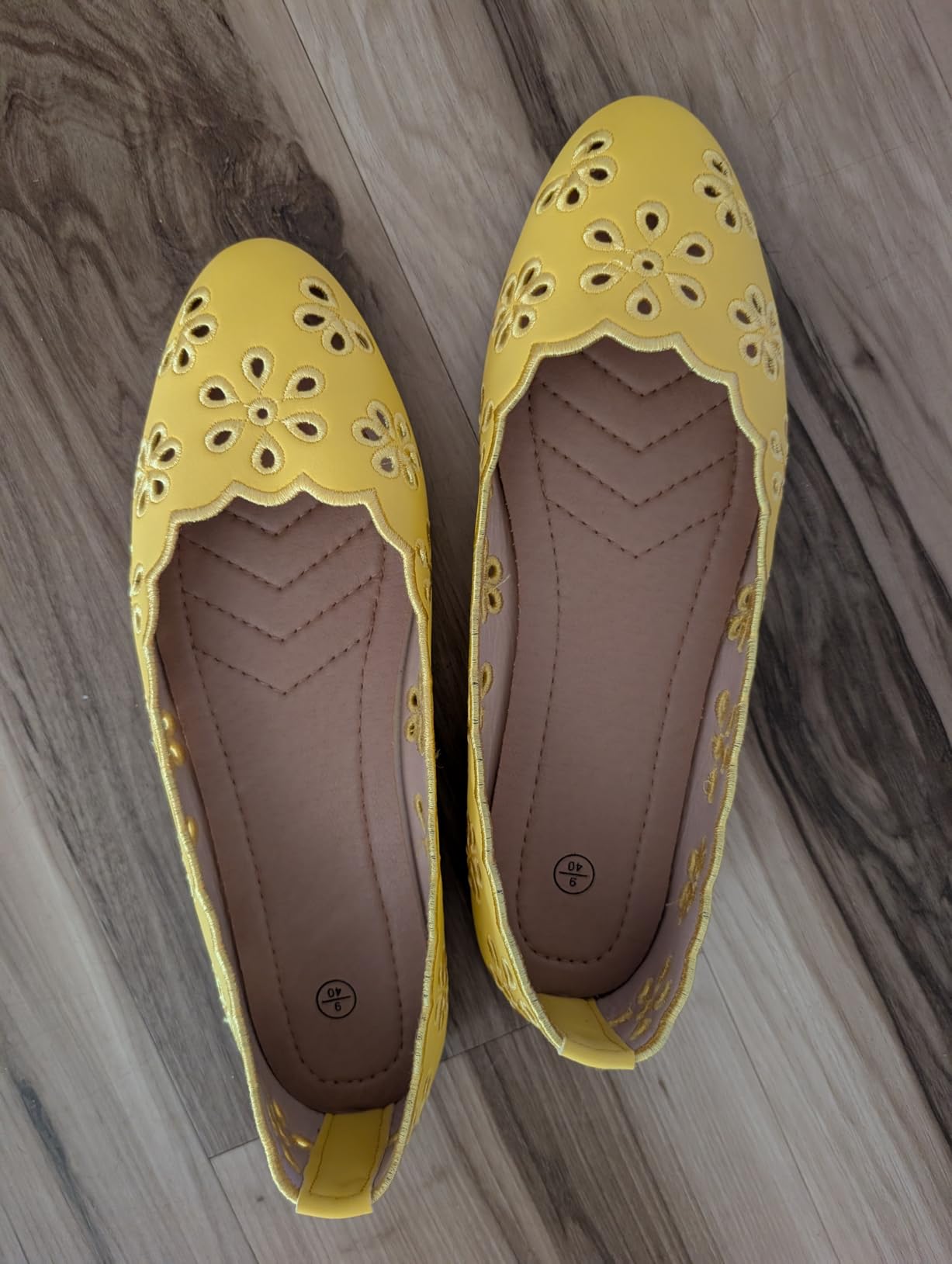 FRACORA Womens Ballet Flats Comfortable Dress Shoes Summer Slip on Flats customer photo 2