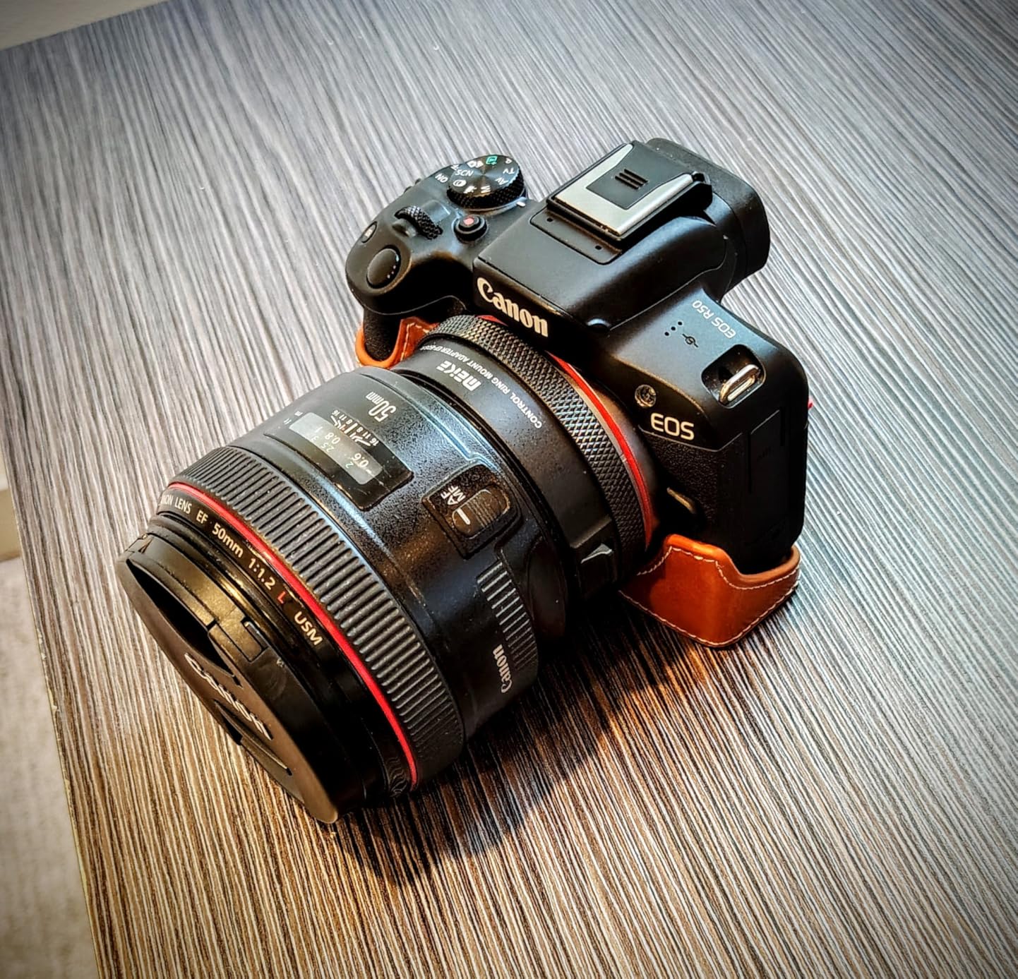Meike MK-EFTR-B AF Adapter for Canon EF Lens to RF Camera, Control Ring | Auto Focus, For EF/EF-S Lenses to Canon EOS R RP R5 R6 R7 R10 C70 customer photo 1