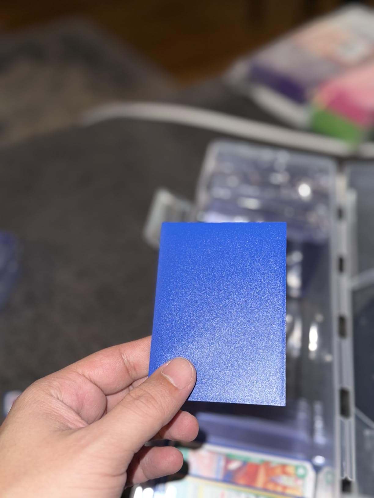 500 Counts Black Card Sleeves, Matte Card Sleeve Deck Card Protectors, Trading Card Sleeves Fit for MTG, TCG and Sports Cards customer photo 1