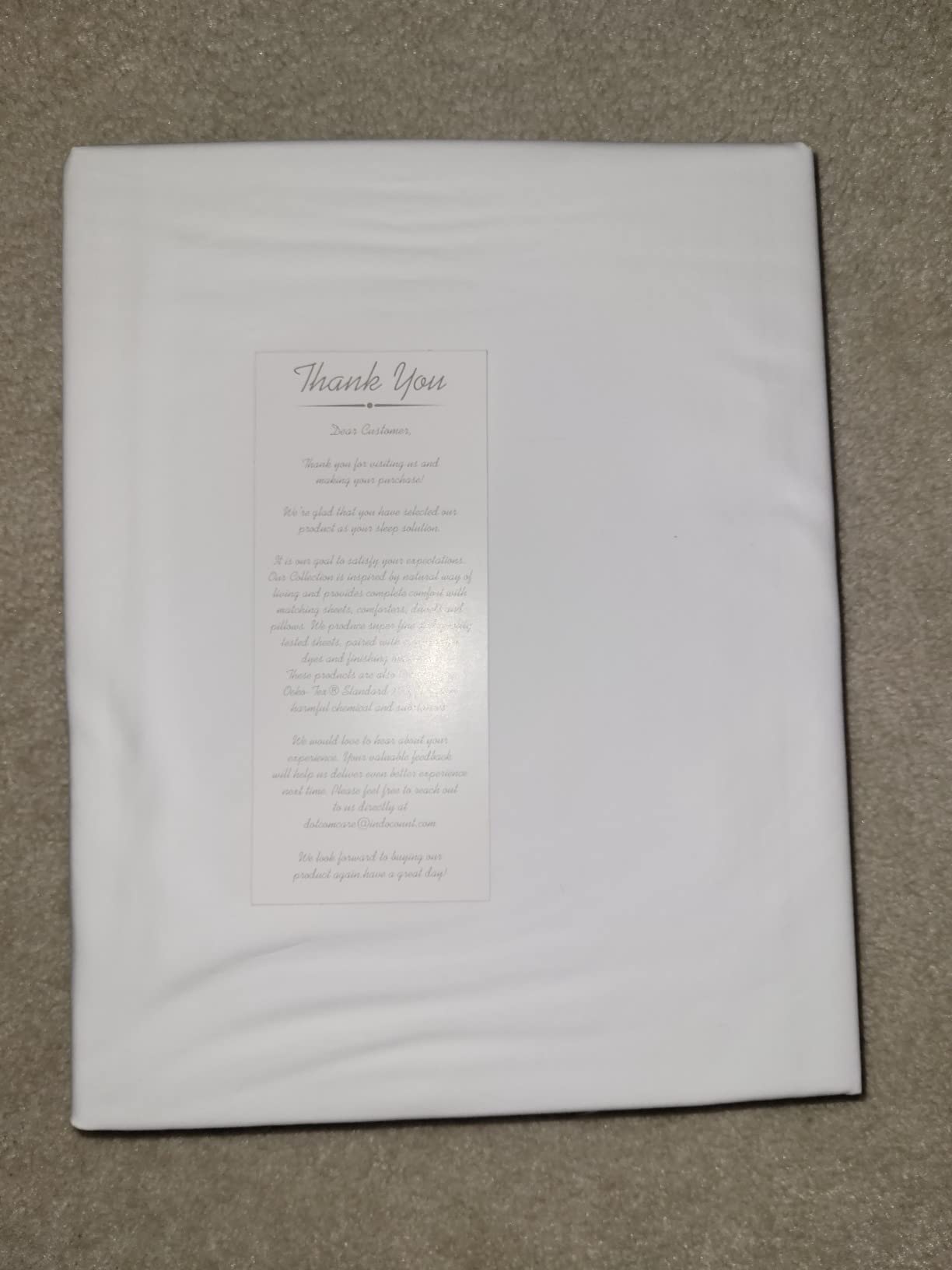 SUPREME ELEGANCE 100% Cotton Queen Bed Sheets Set, Snow White, Percale customer photo 1